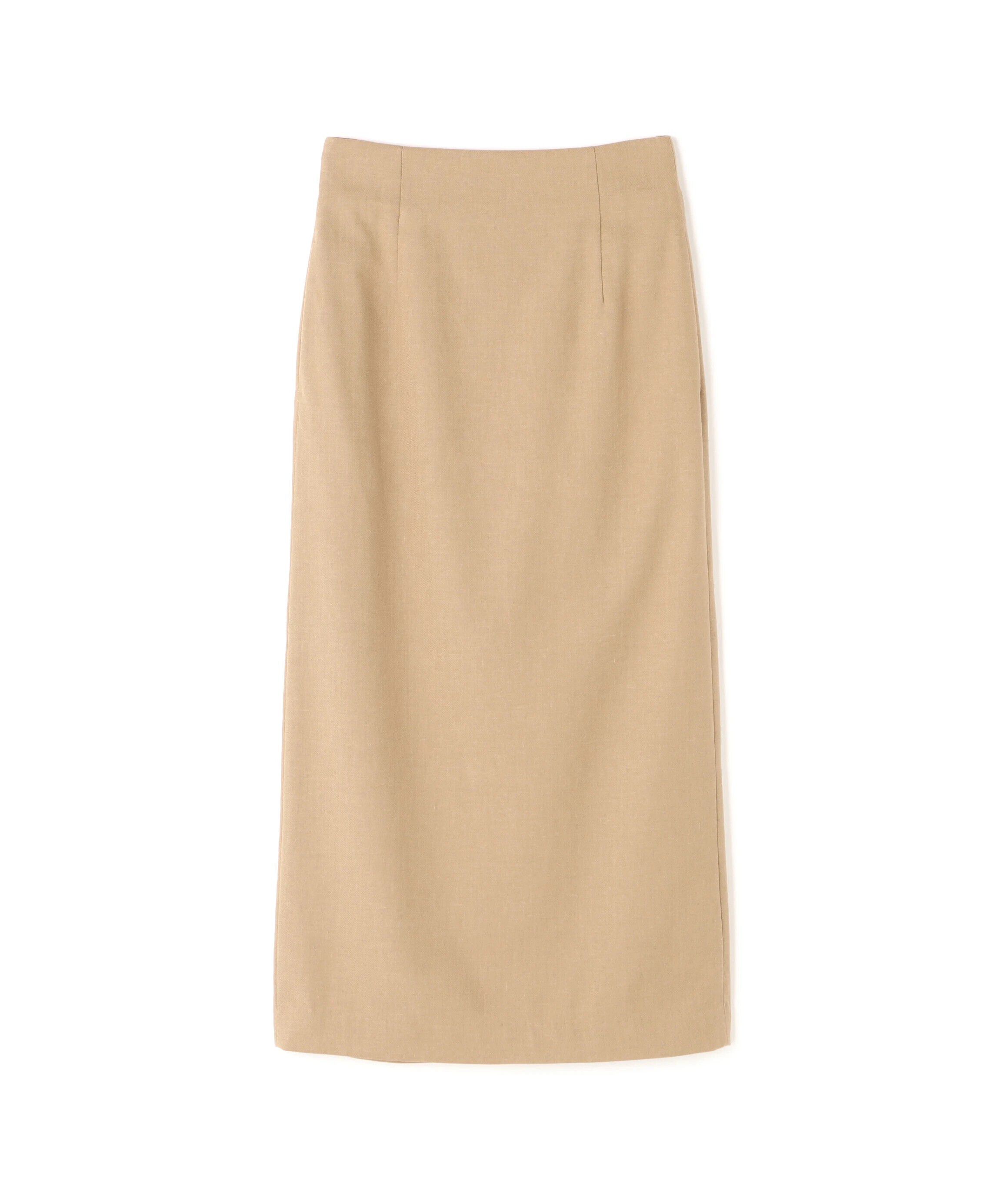  「麻混タイトスカート」|スカート|