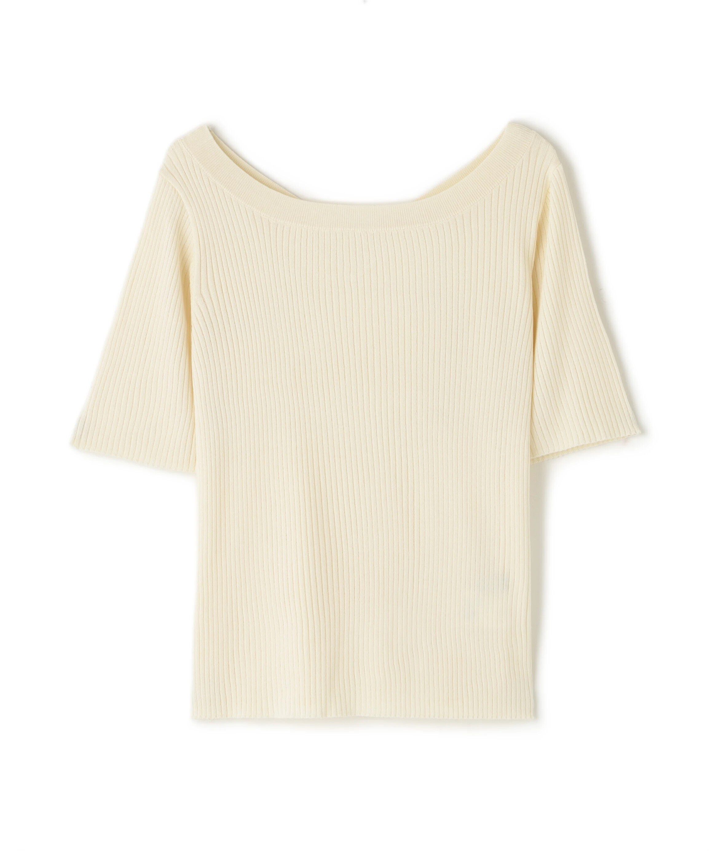  「前後2way半袖ニット」|ニット・セーター|