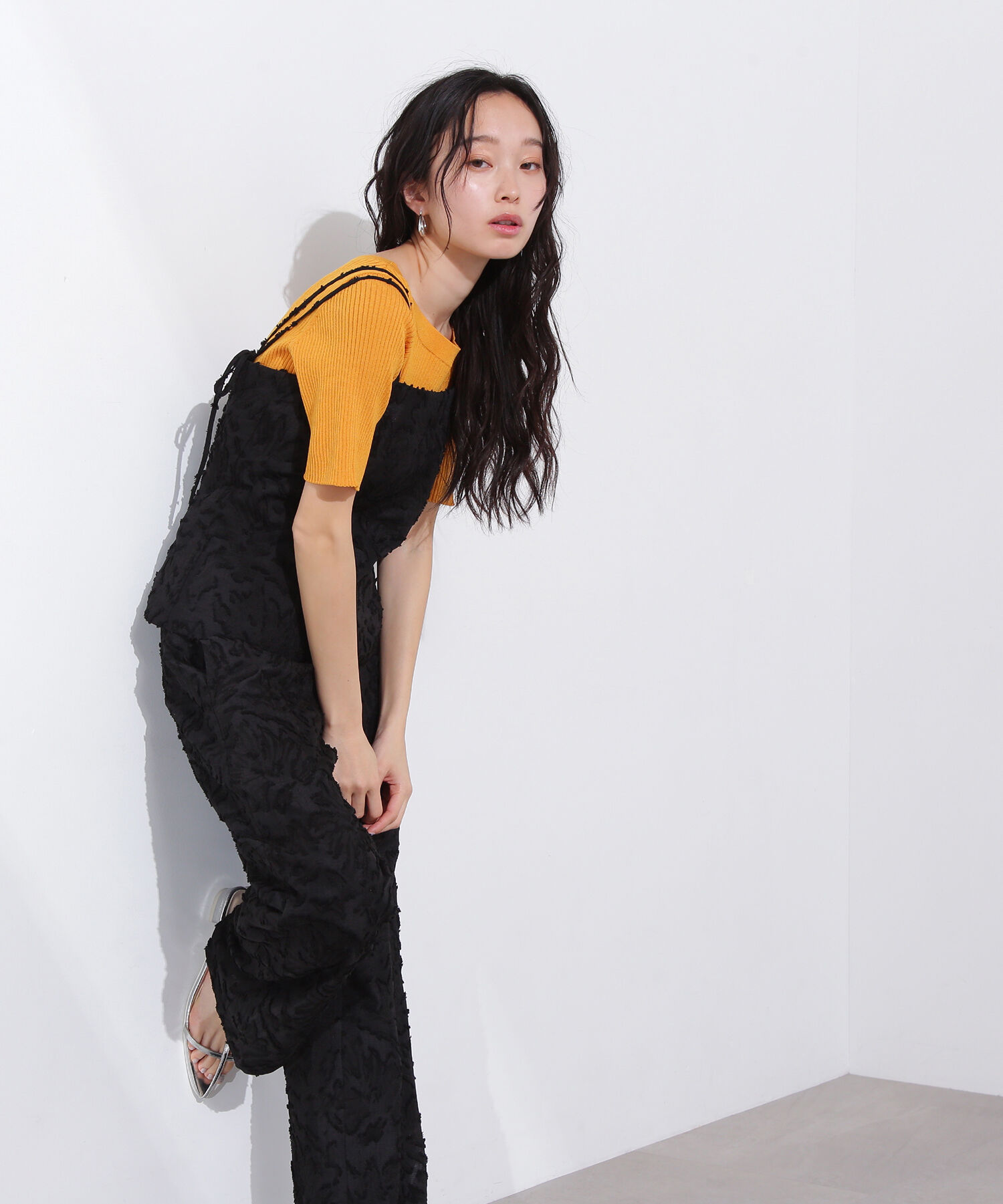  「前後2way半袖ニット」|ニット・セーター|