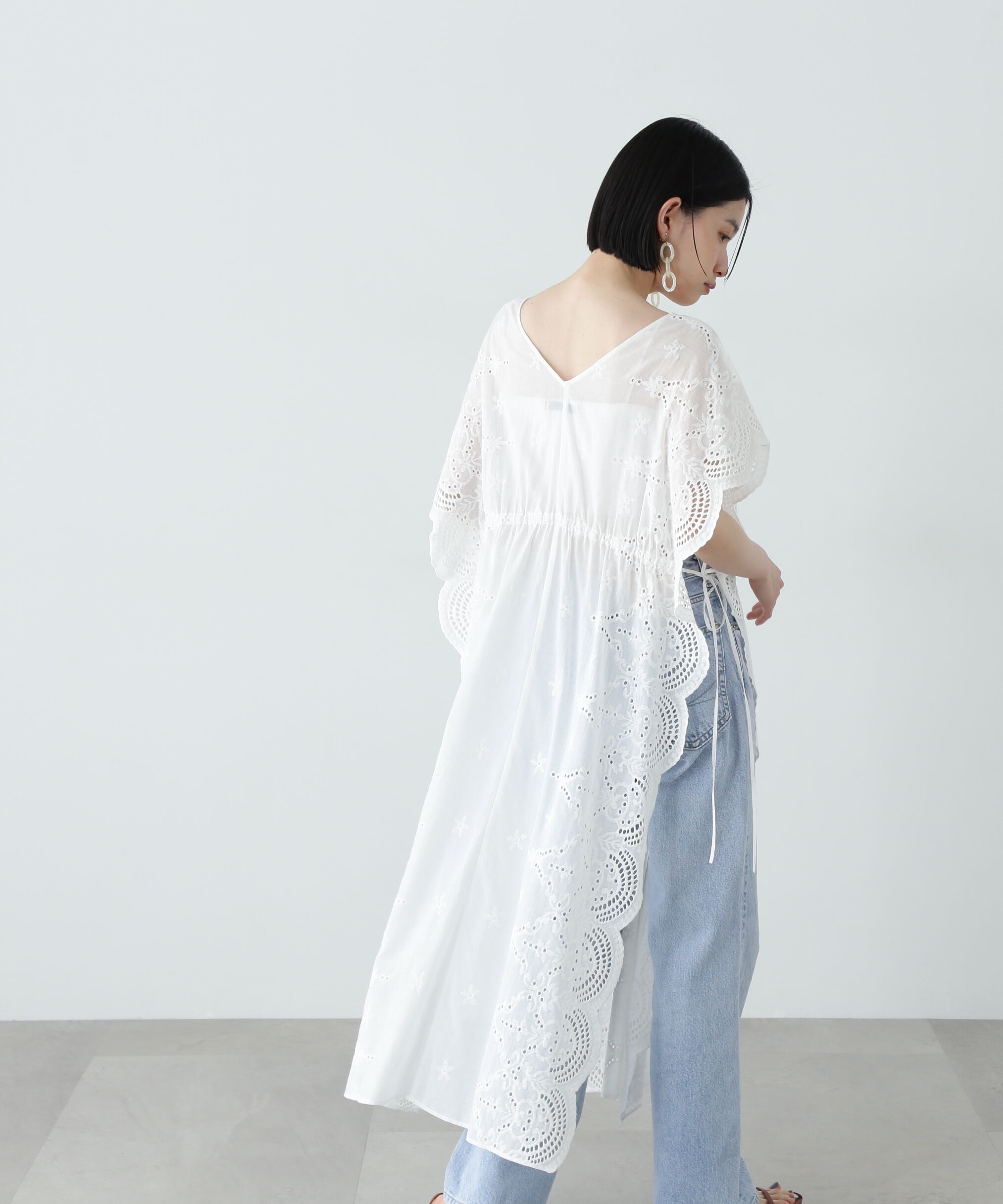  「スカラップレースワンピース」|ワンピース|