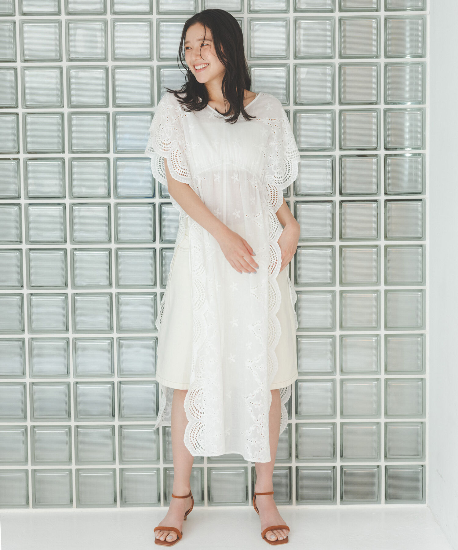  「スカラップレースワンピース」|ワンピース|