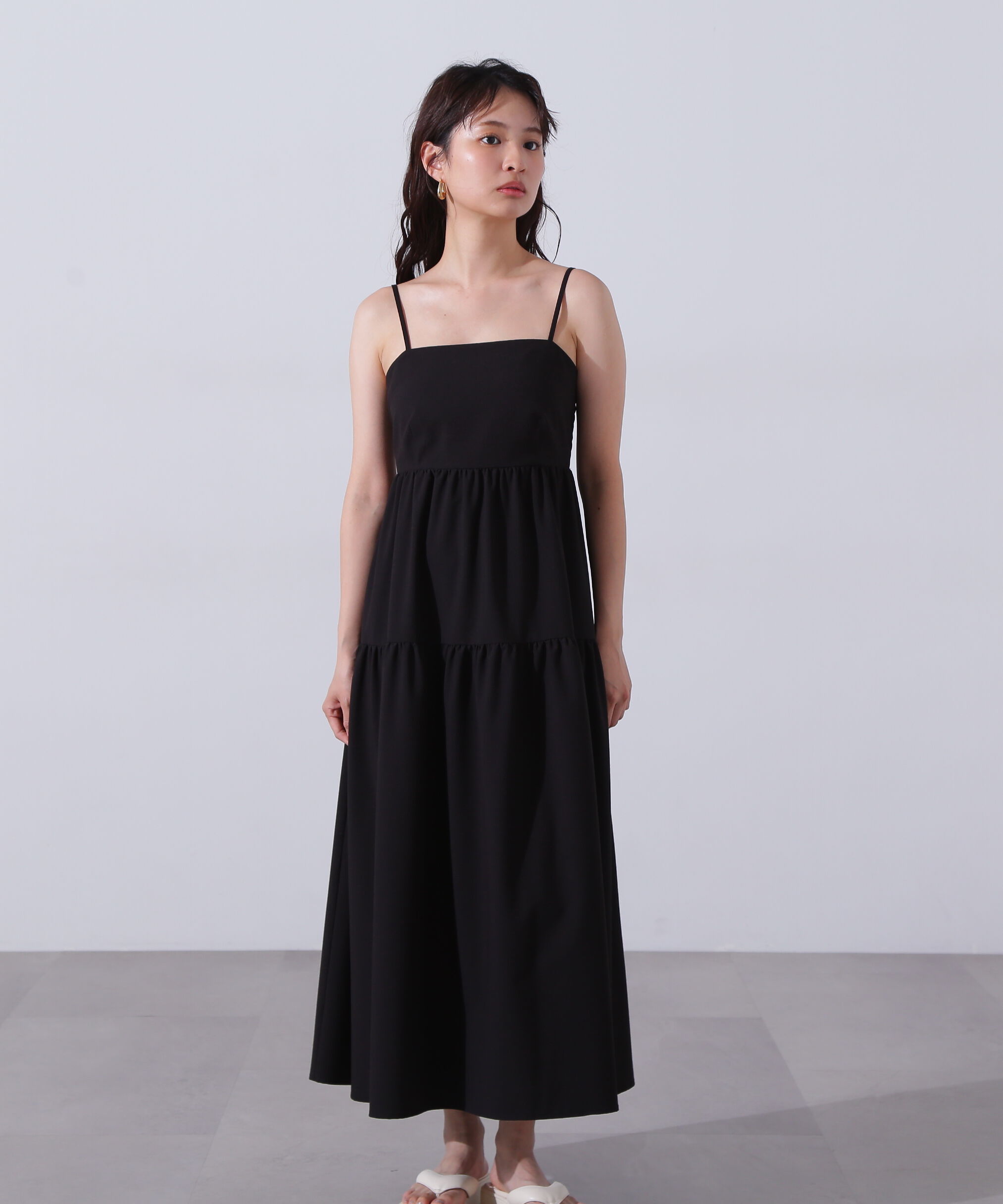  「Vトップキャミワンピースセット」|ワンピース|