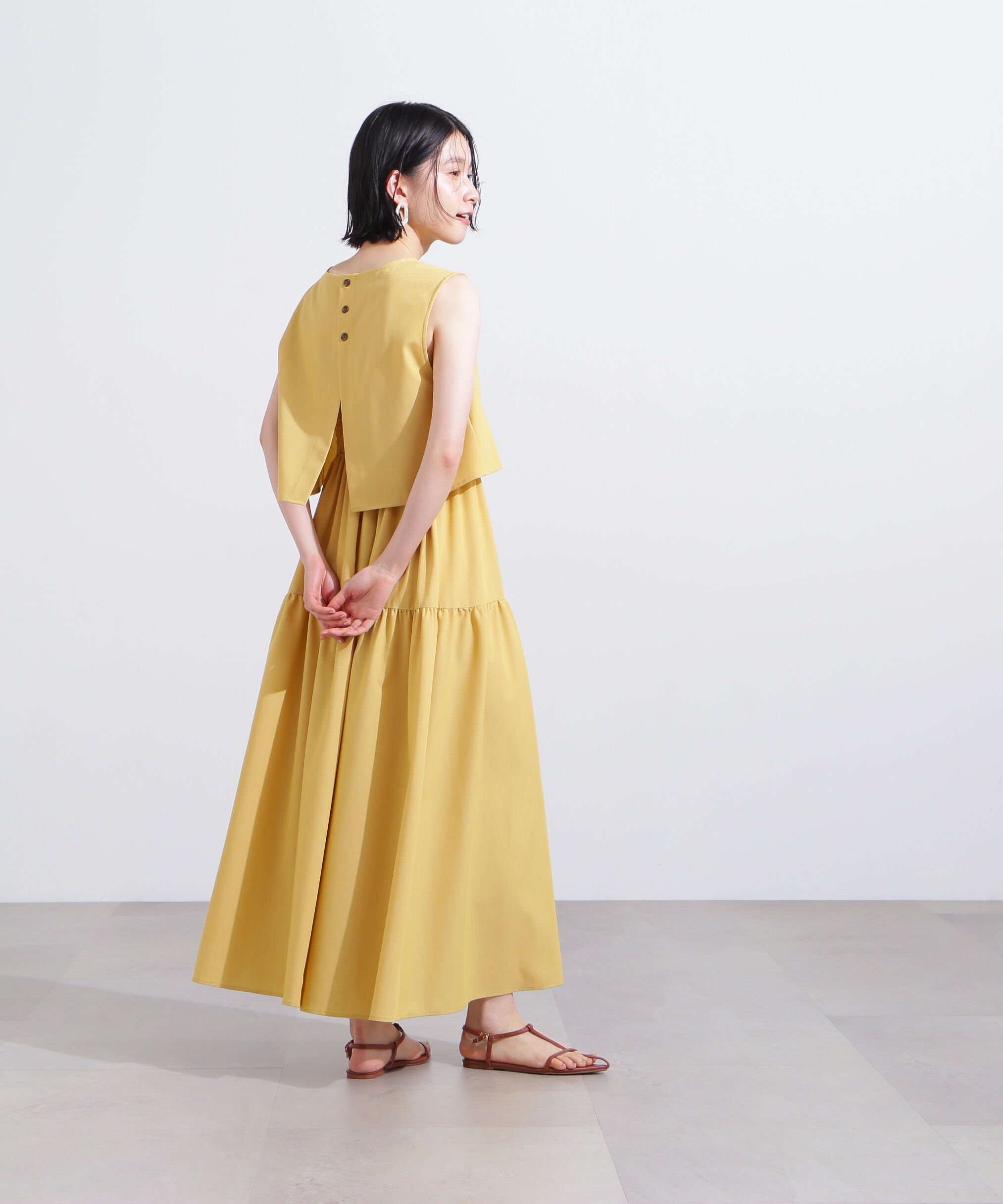  「Vトップキャミワンピースセット」|ワンピース|