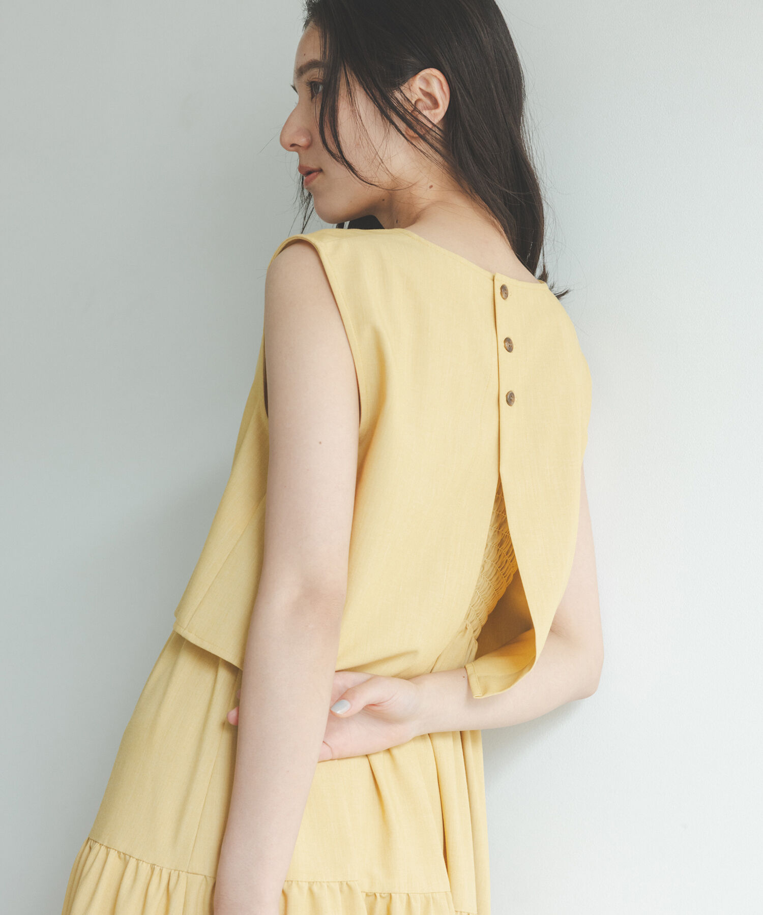  「Vトップキャミワンピースセット」|ワンピース|