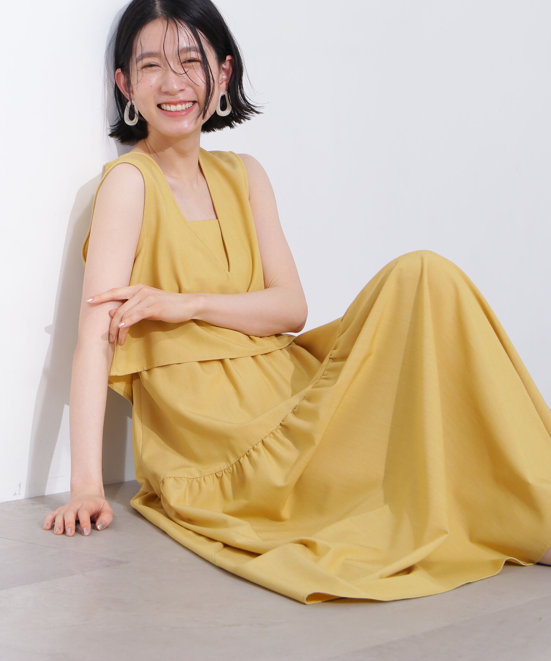  「Vトップキャミワンピースセット」|ワンピース|