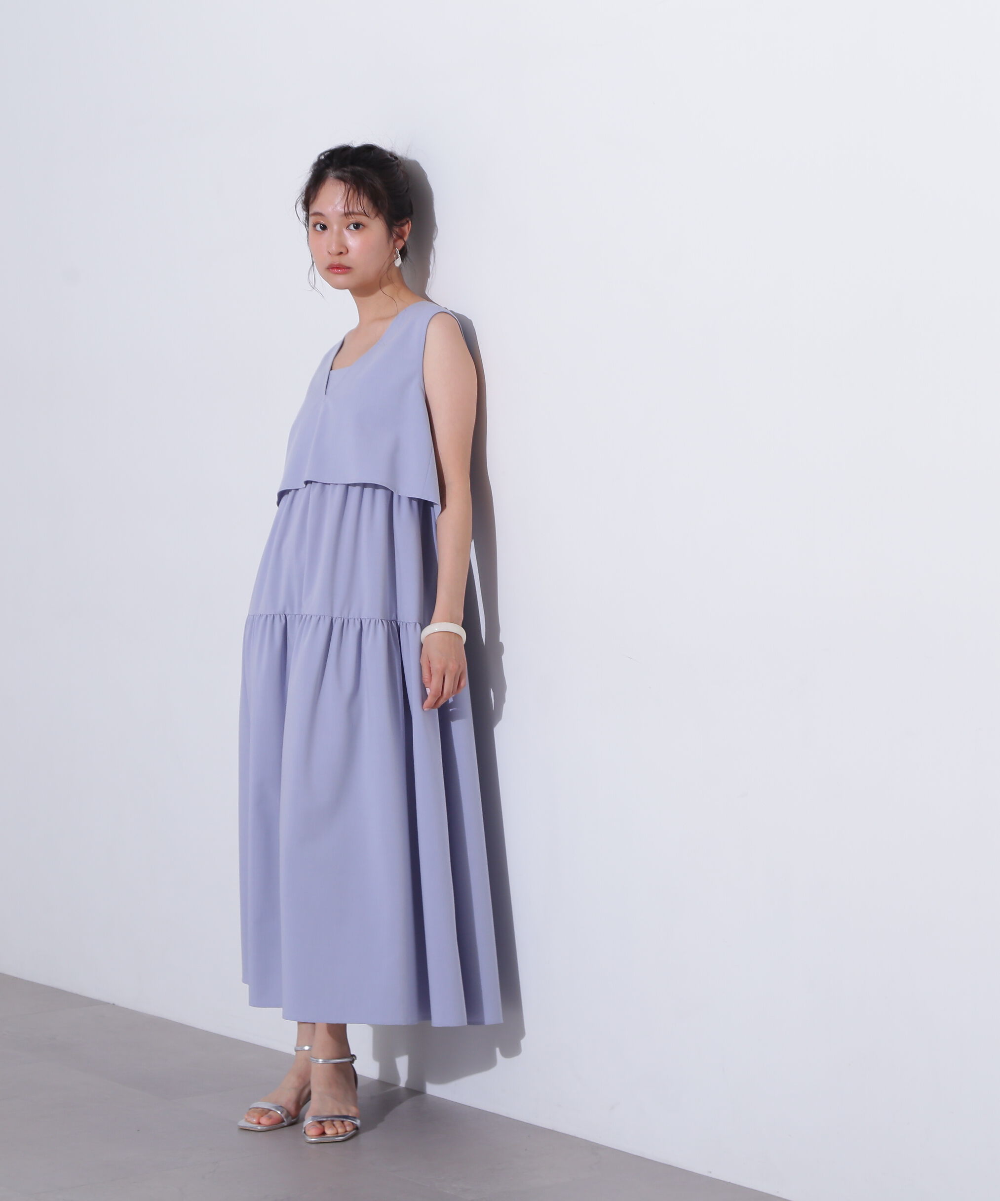  「Vトップキャミワンピースセット」|ワンピース|