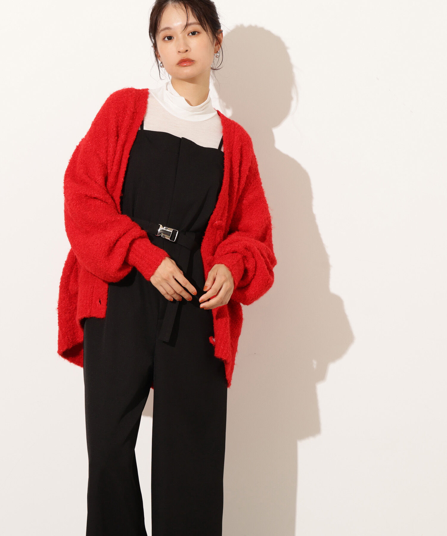  「ベルト付きベアオールインワン」|ワンピース|