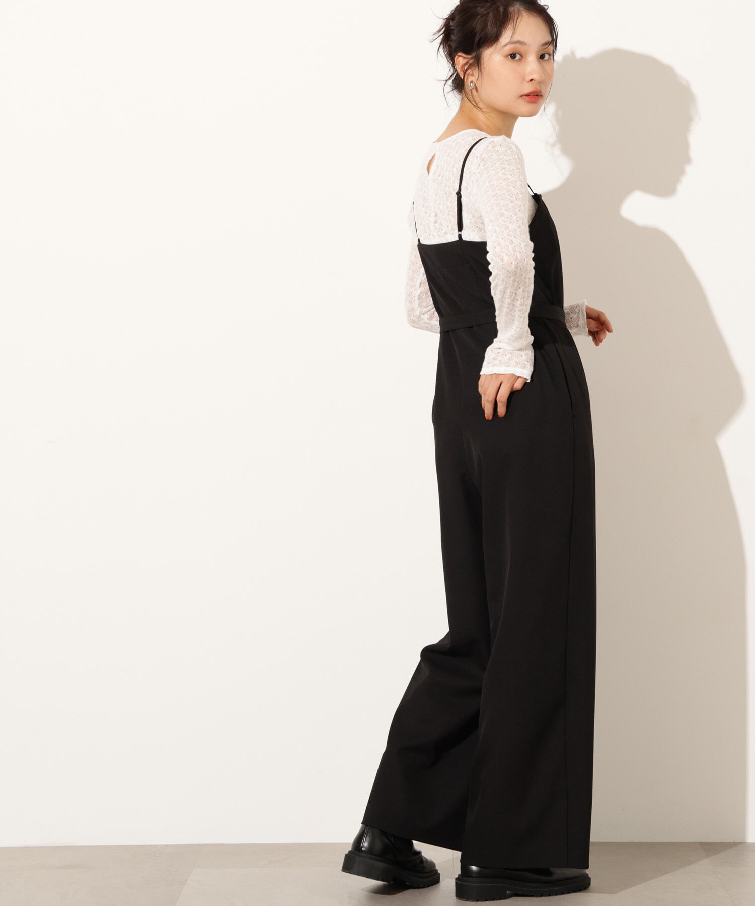  「ベルト付きベアオールインワン」|ワンピース|