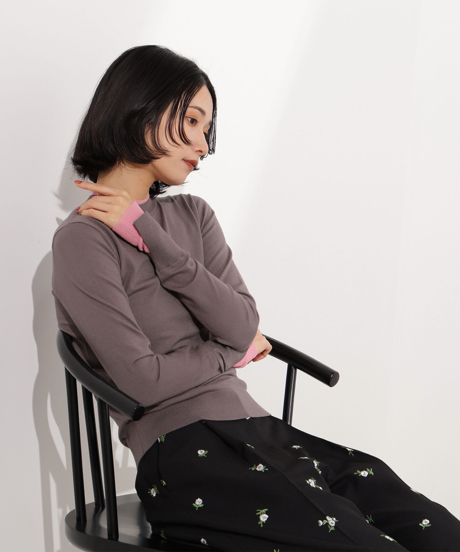  「レイヤード風ニット」|ニット・セーター|