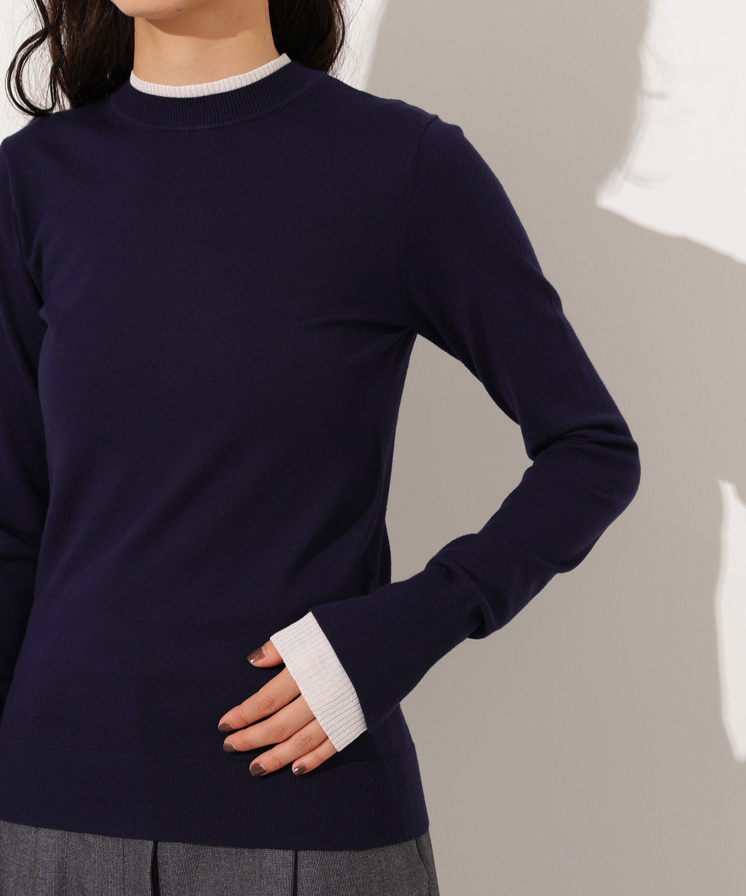  「レイヤード風ニット」|ニット・セーター|