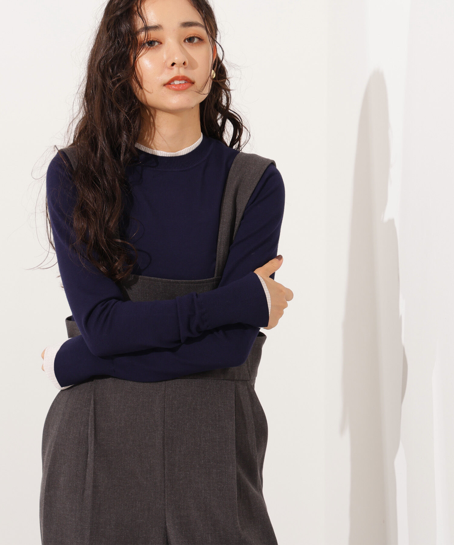  「レイヤード風ニット」|ニット・セーター|