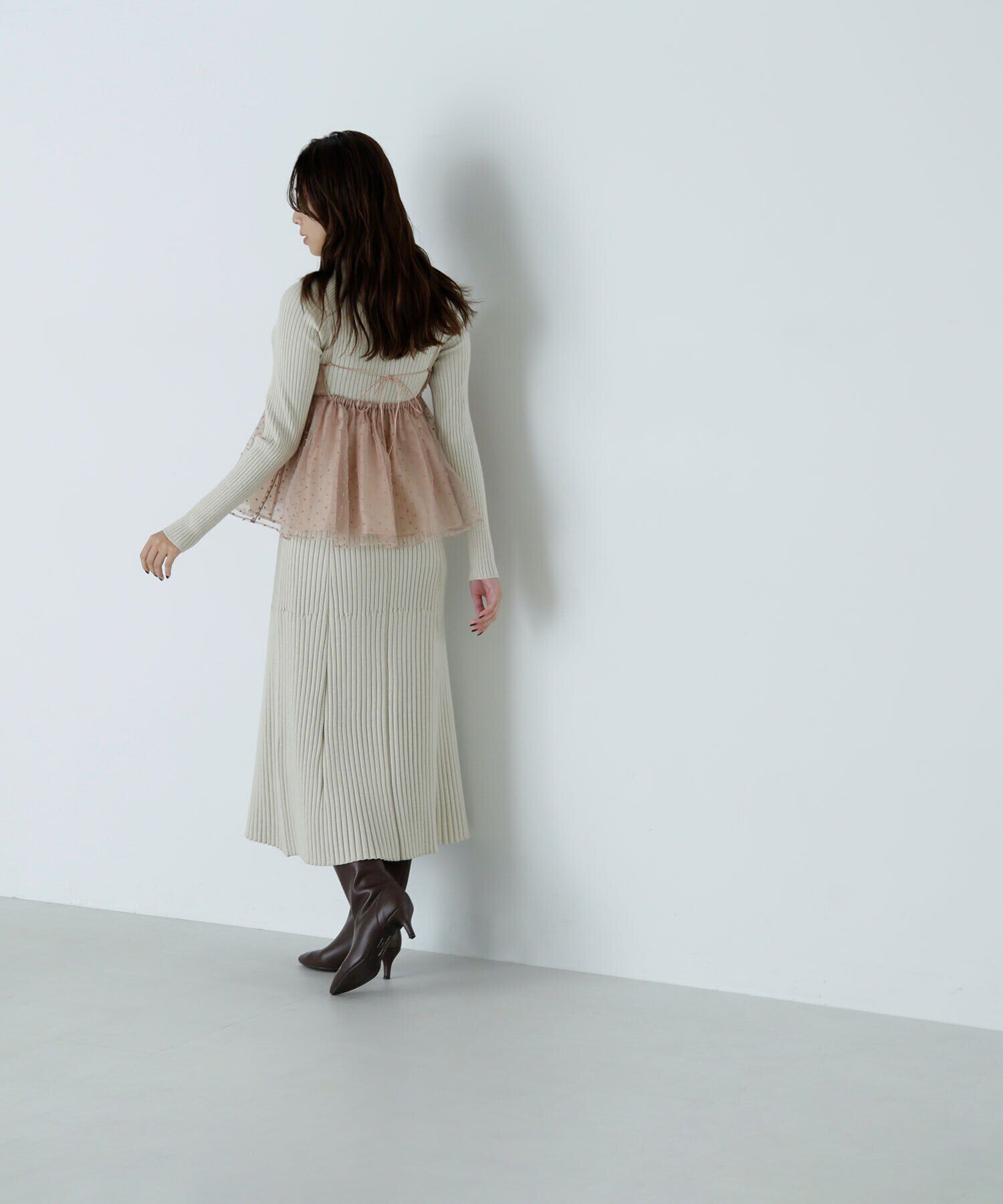  「ドットシアーキャミソール」|シャツ・ブラウス|