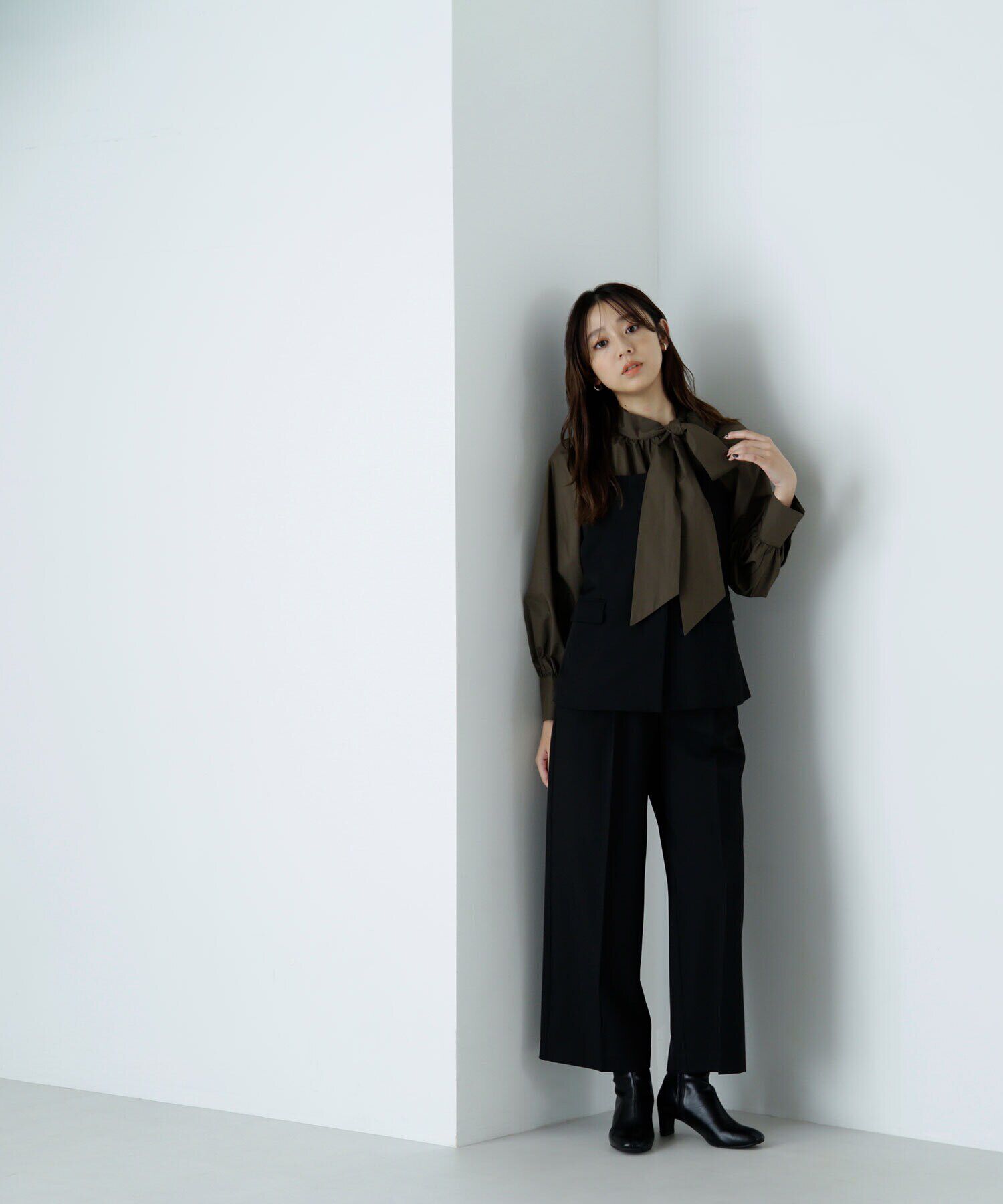  「マニッシュビスチェセットアップ」|ワンピース|