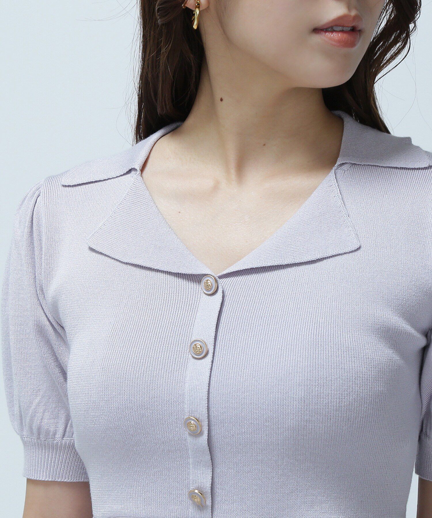  「ペプラムニット＆スカートセット」|ワンピース|