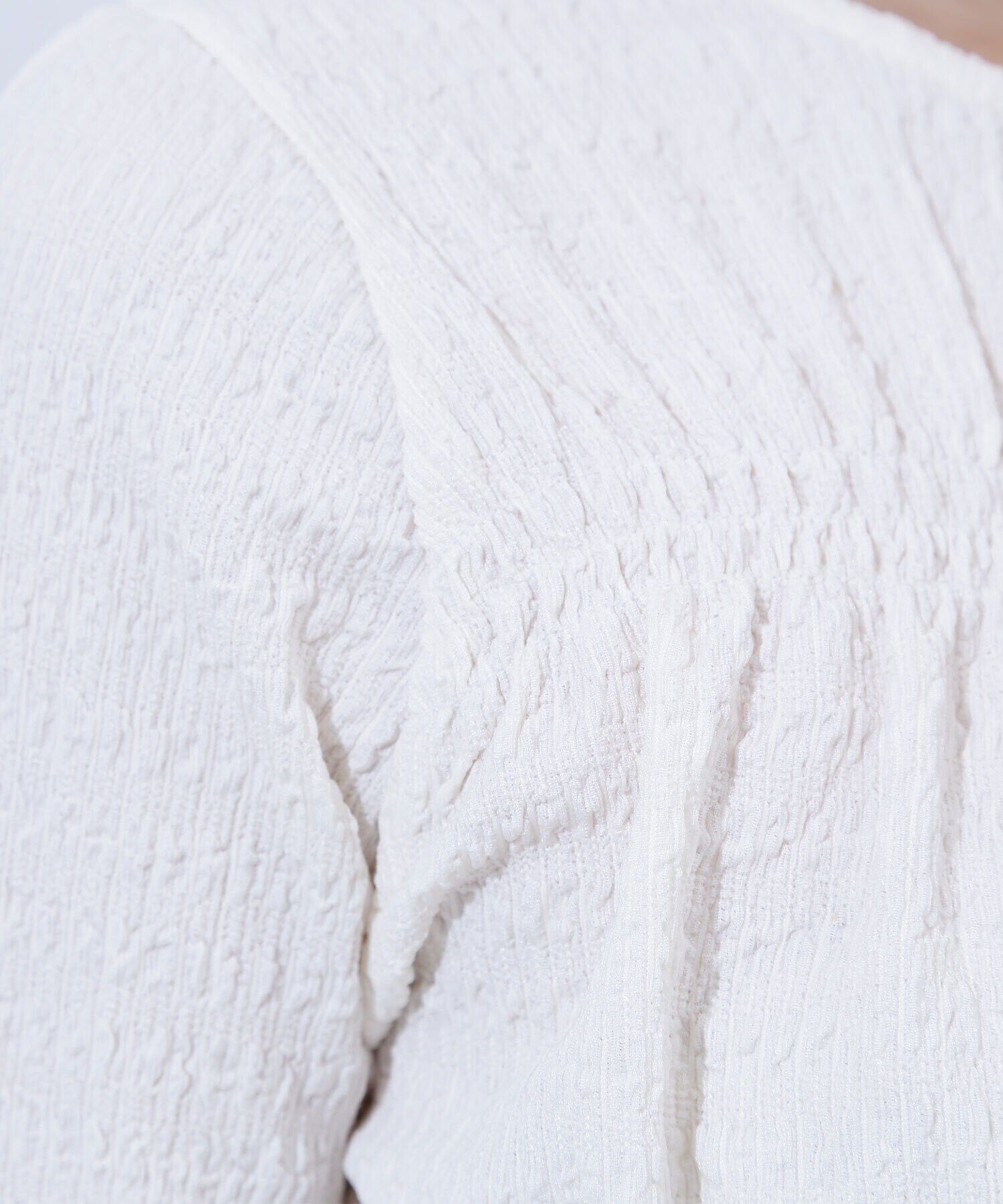  「シャーリングペプラムトップス」|Tシャツ・カットソー|