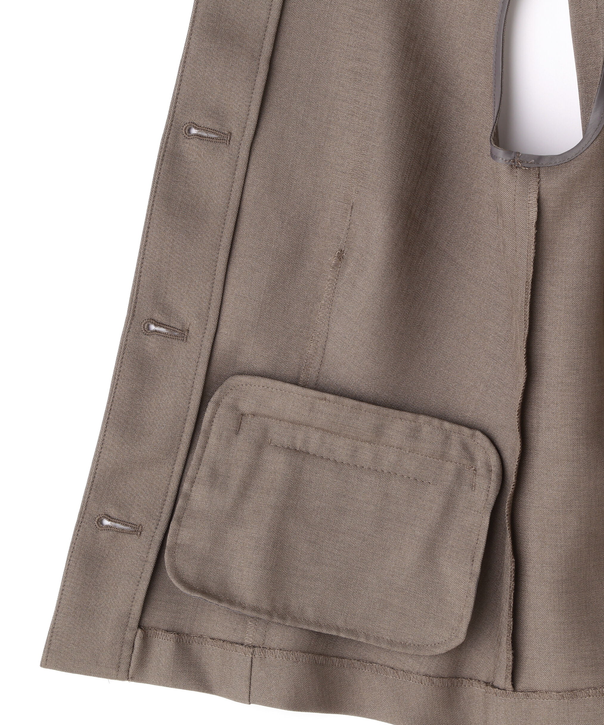  「リネンライクツイルシリーズ ベスト」|ブルゾン・スタジャン|