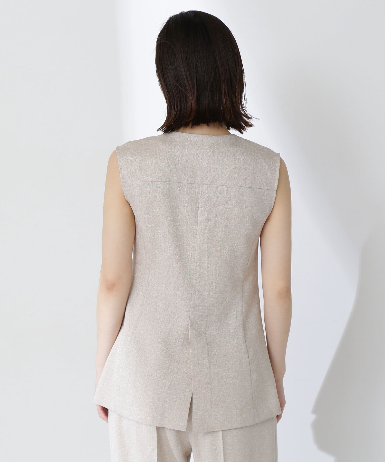  「リネンライクジレ」|ブルゾン・スタジャン|