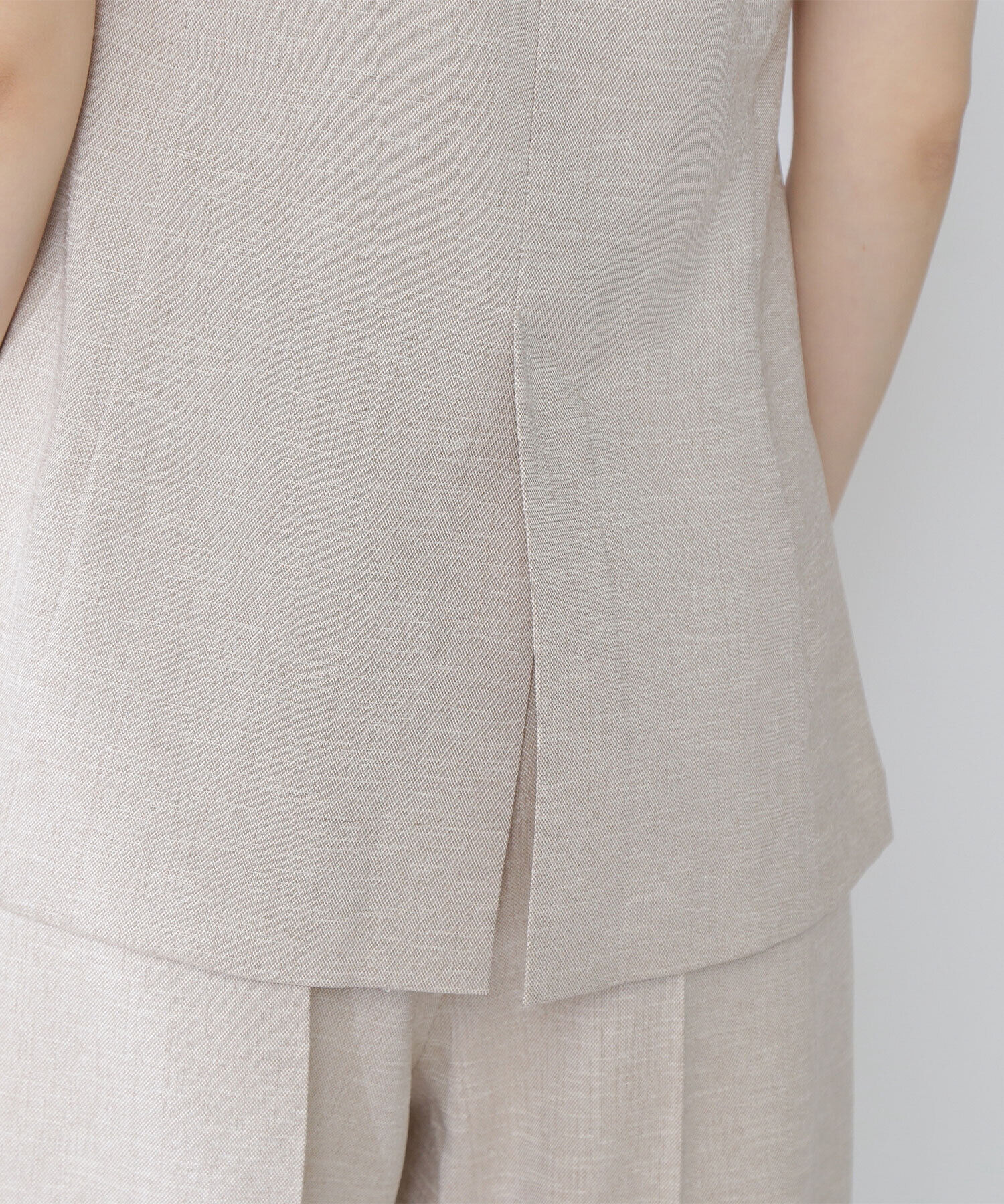  「リネンライクジレ」|ブルゾン・スタジャン|