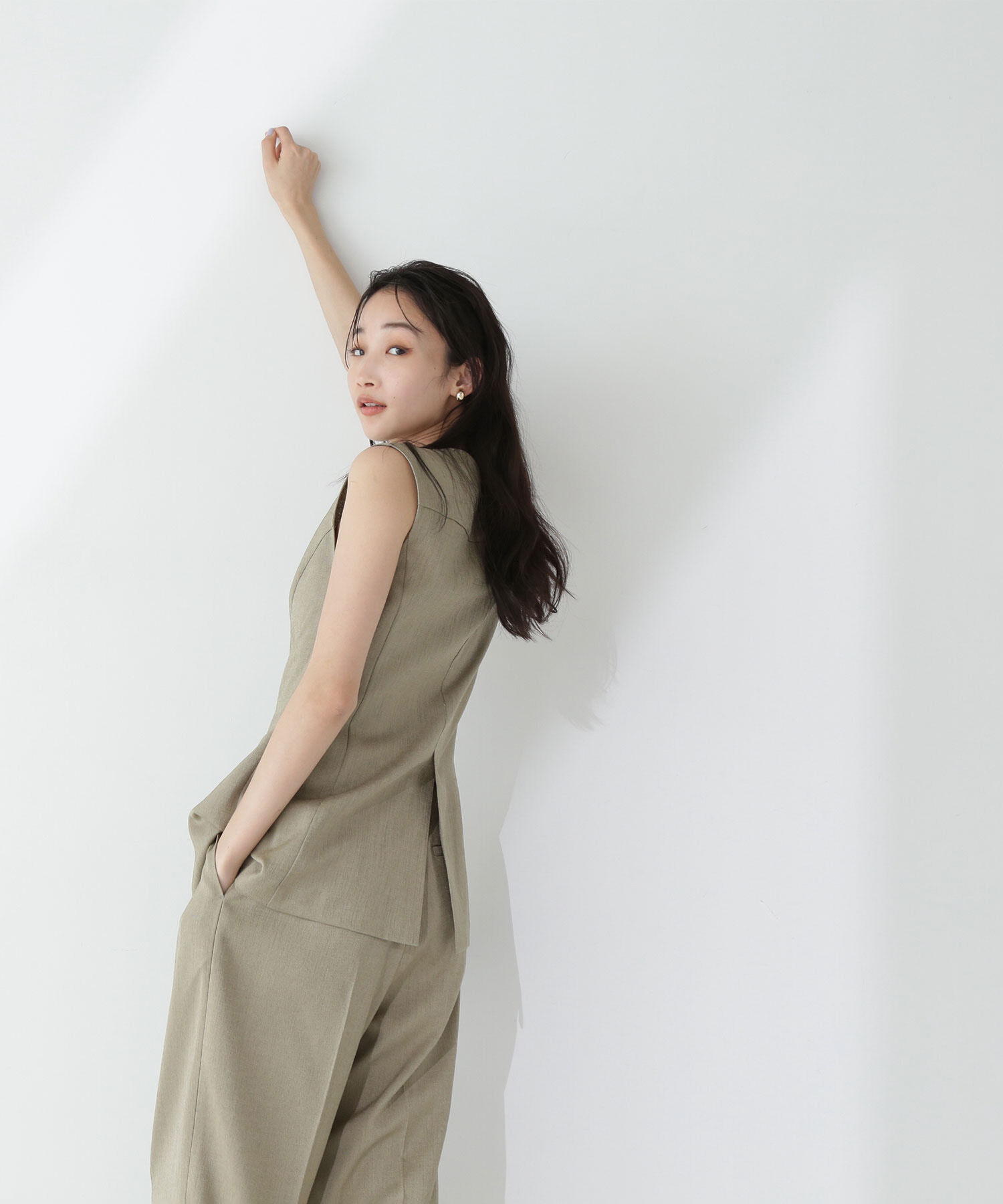  「リネンライクジレ」|ブルゾン・スタジャン|