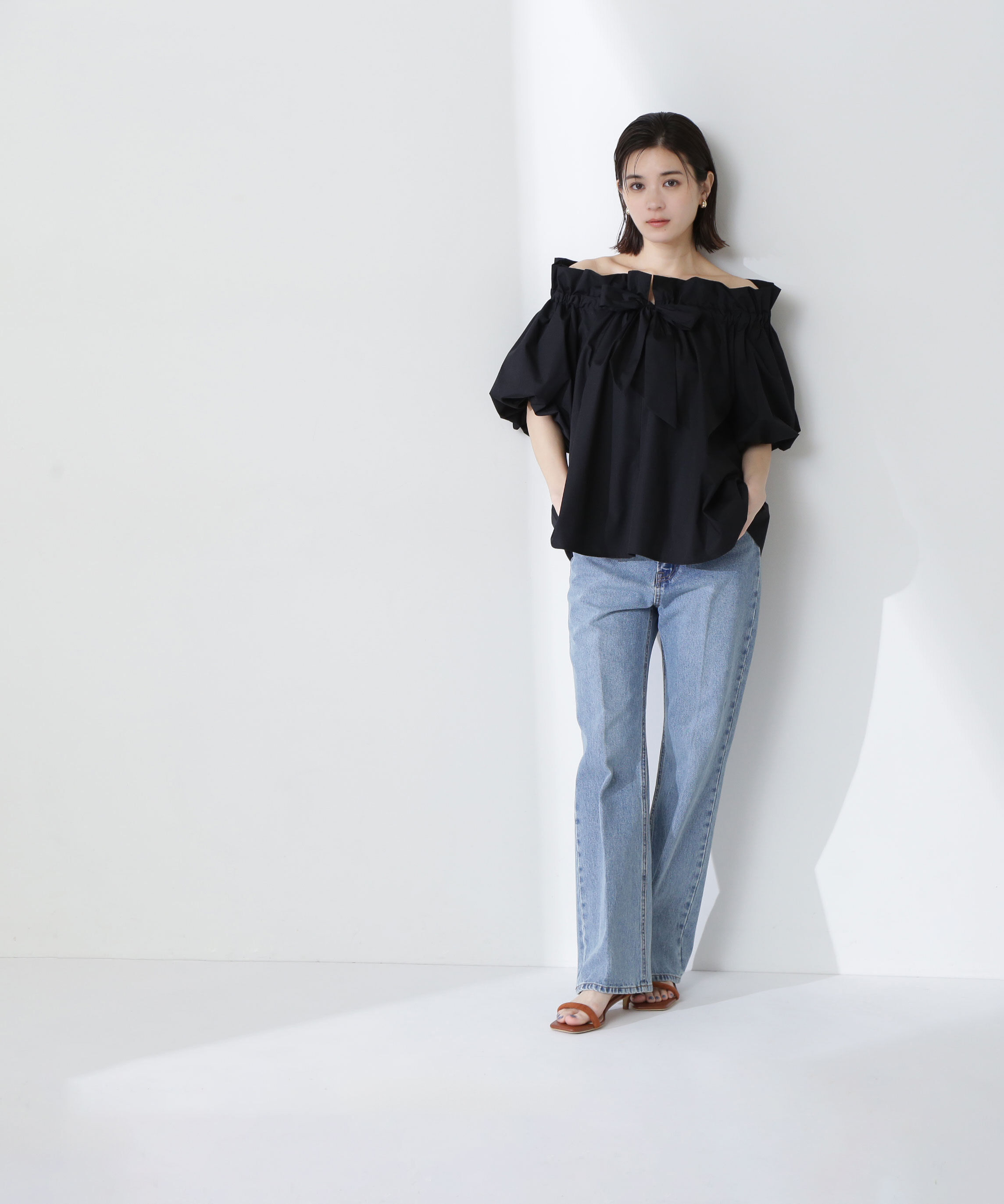  「2wayリボンボウブラウス」|シャツ・ブラウス|