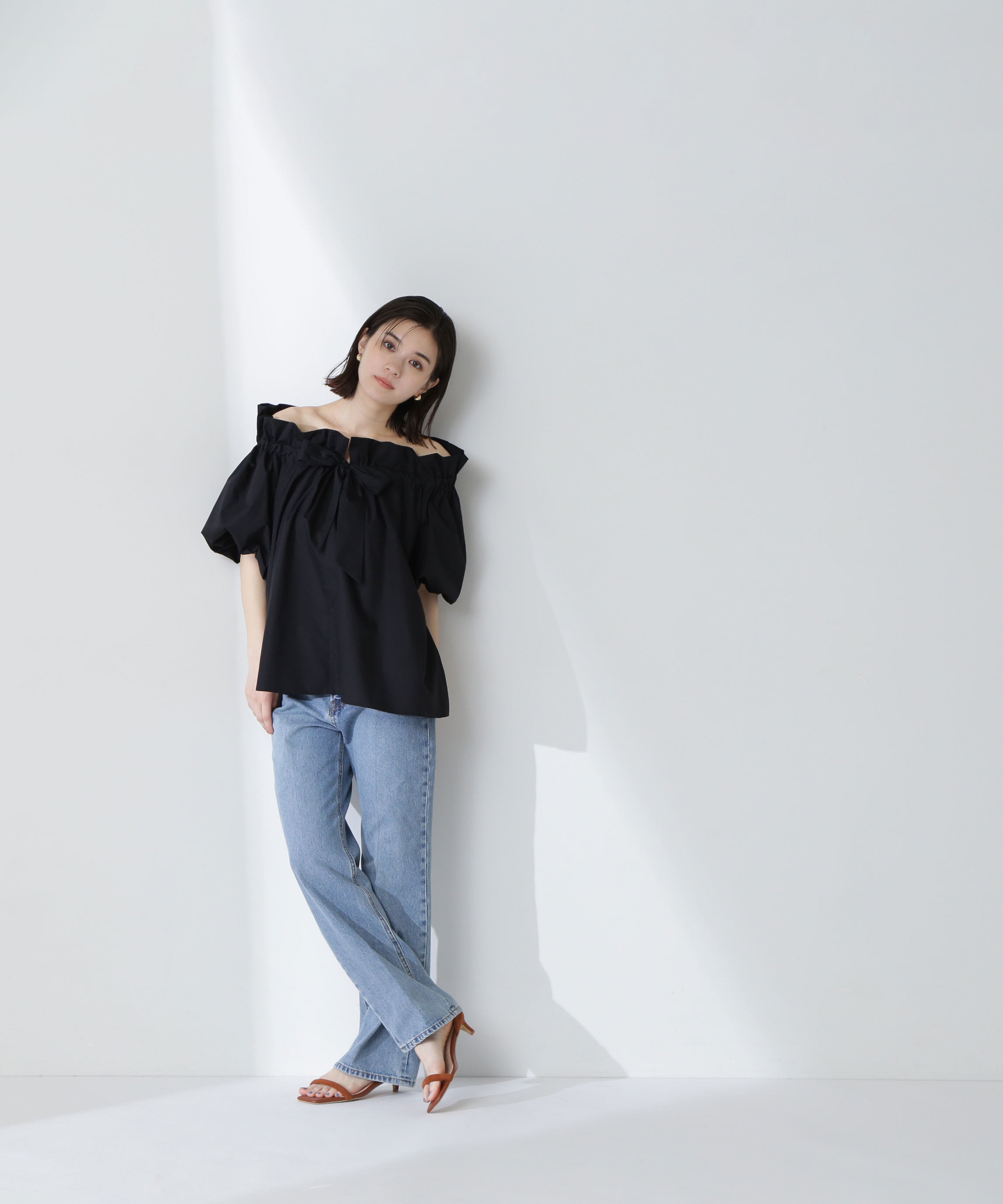  「2wayリボンボウブラウス」|シャツ・ブラウス|