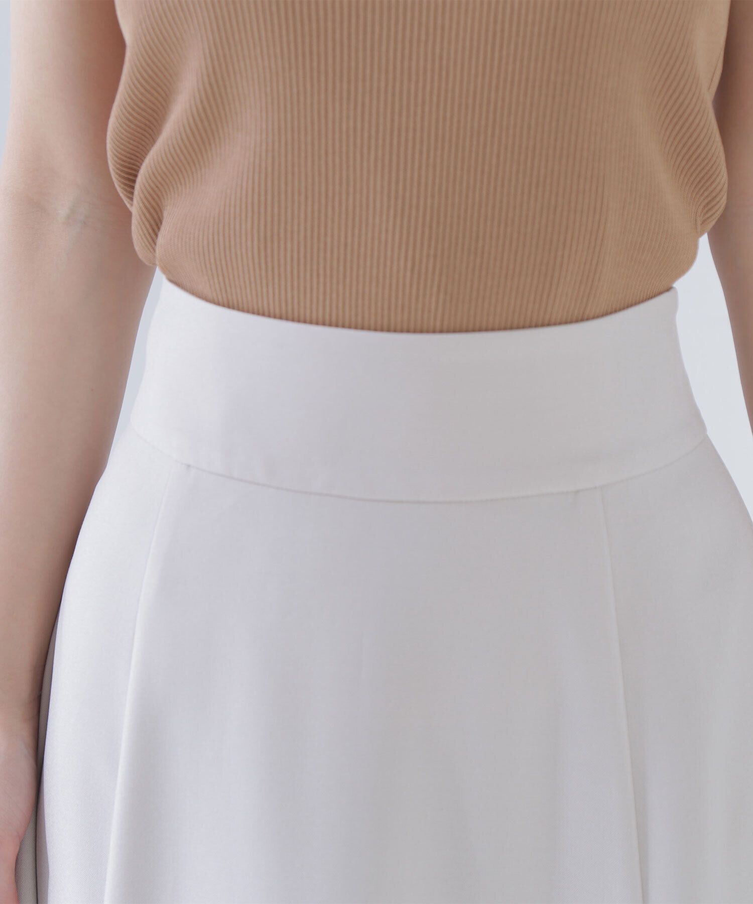  「リネンライクフレアマキシスカート」|スカート|