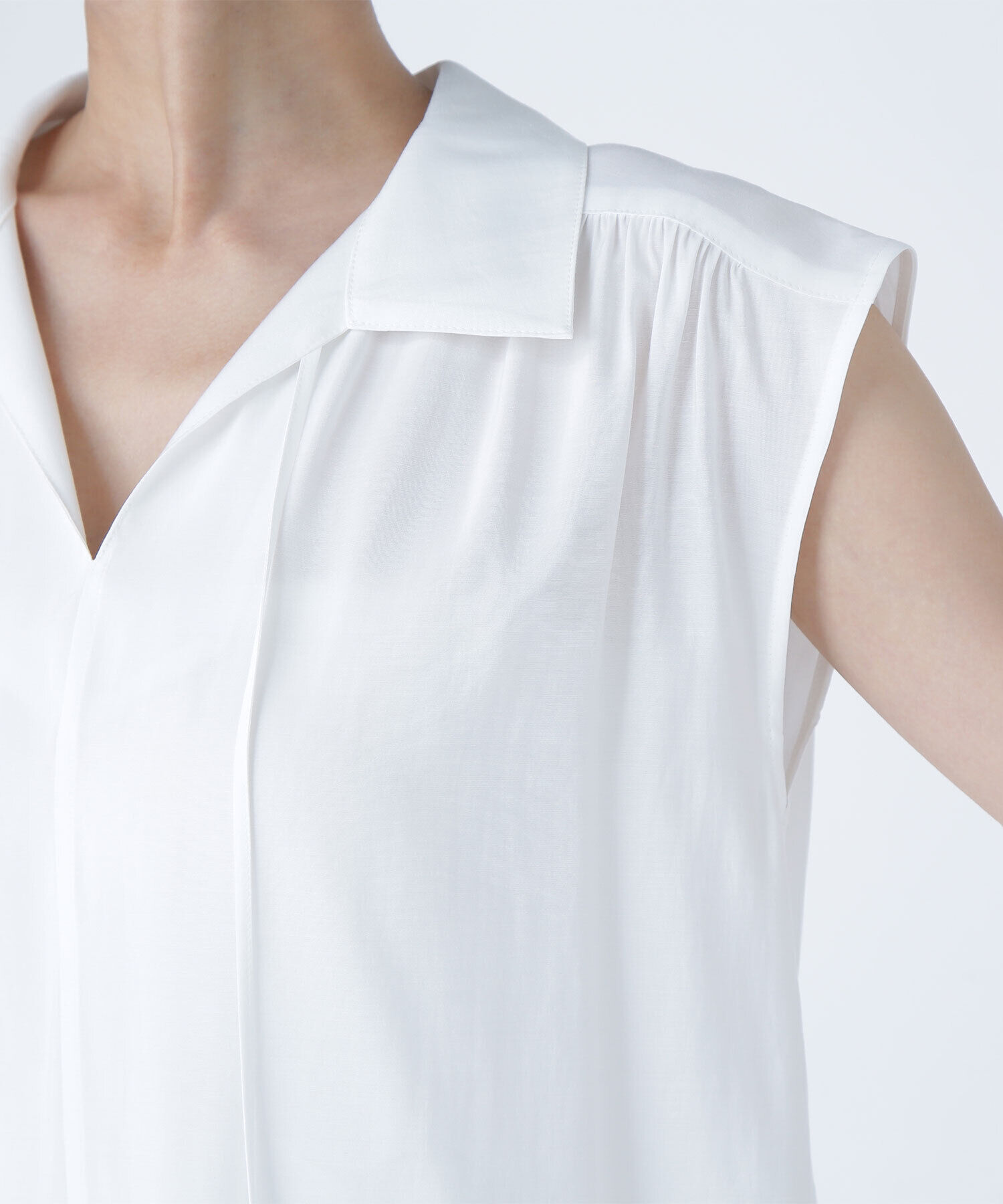  「ナローリボンスキッパーブラウス」|シャツ・ブラウス|