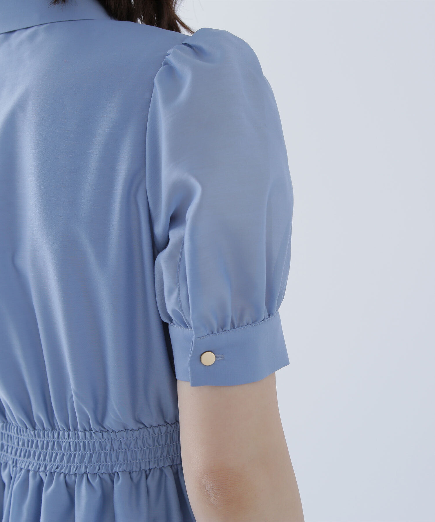  「シアーシャツワンピース」|ワンピース|