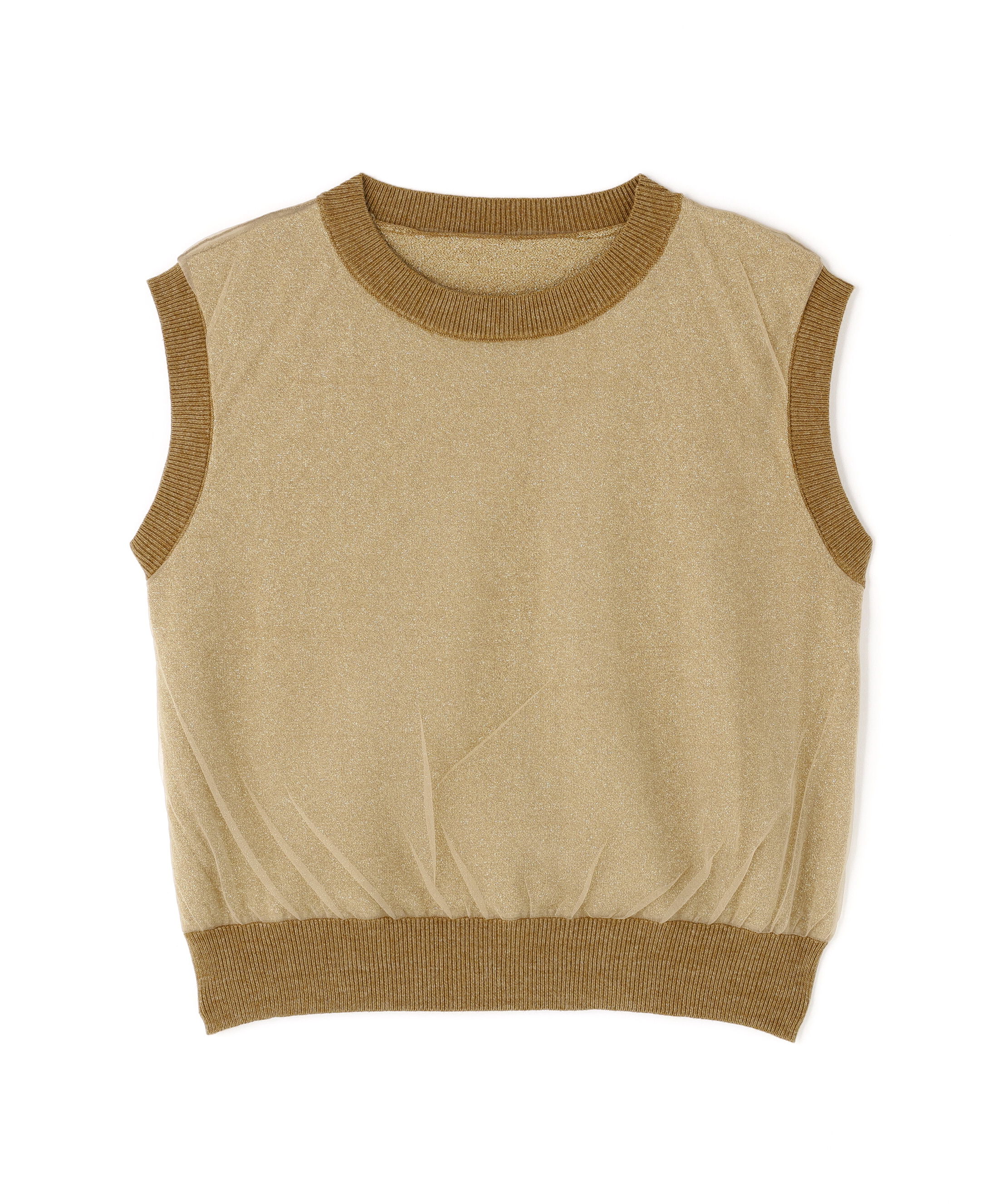  「チュールレイヤードニット」|ニット・セーター|