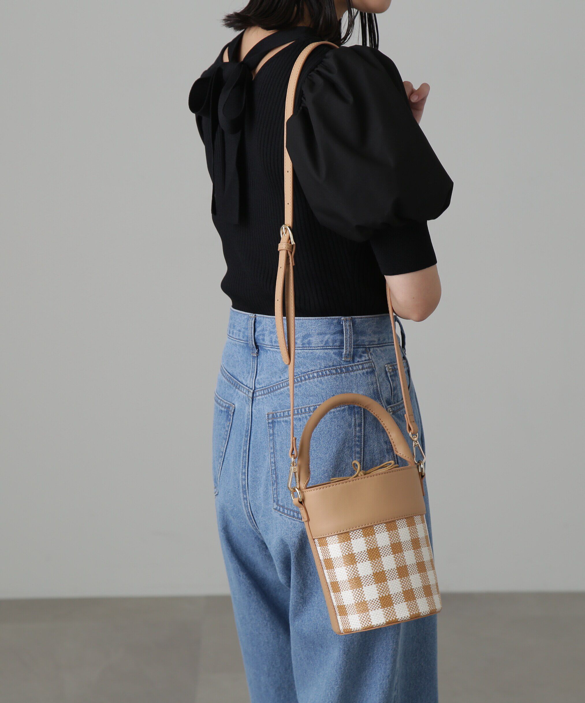  「シリンダーバッグ」|その他|ベージュチェ 1