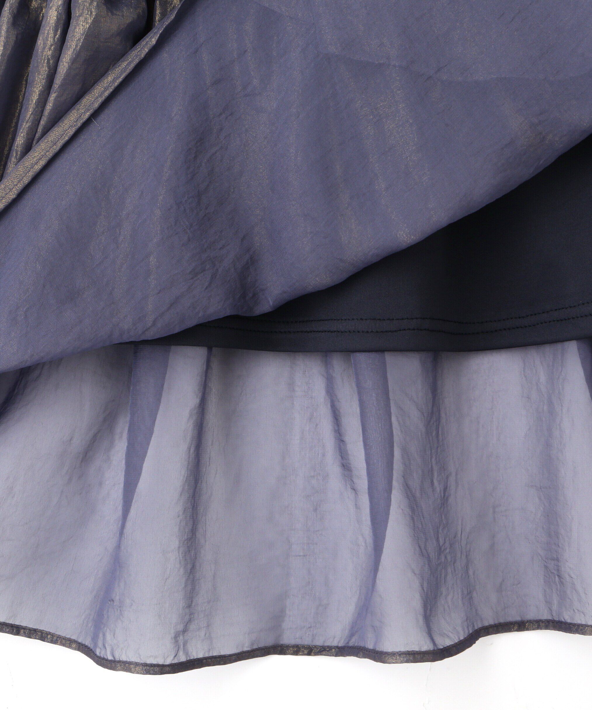  「シャイニーランダムティアードスカート」|スカート|