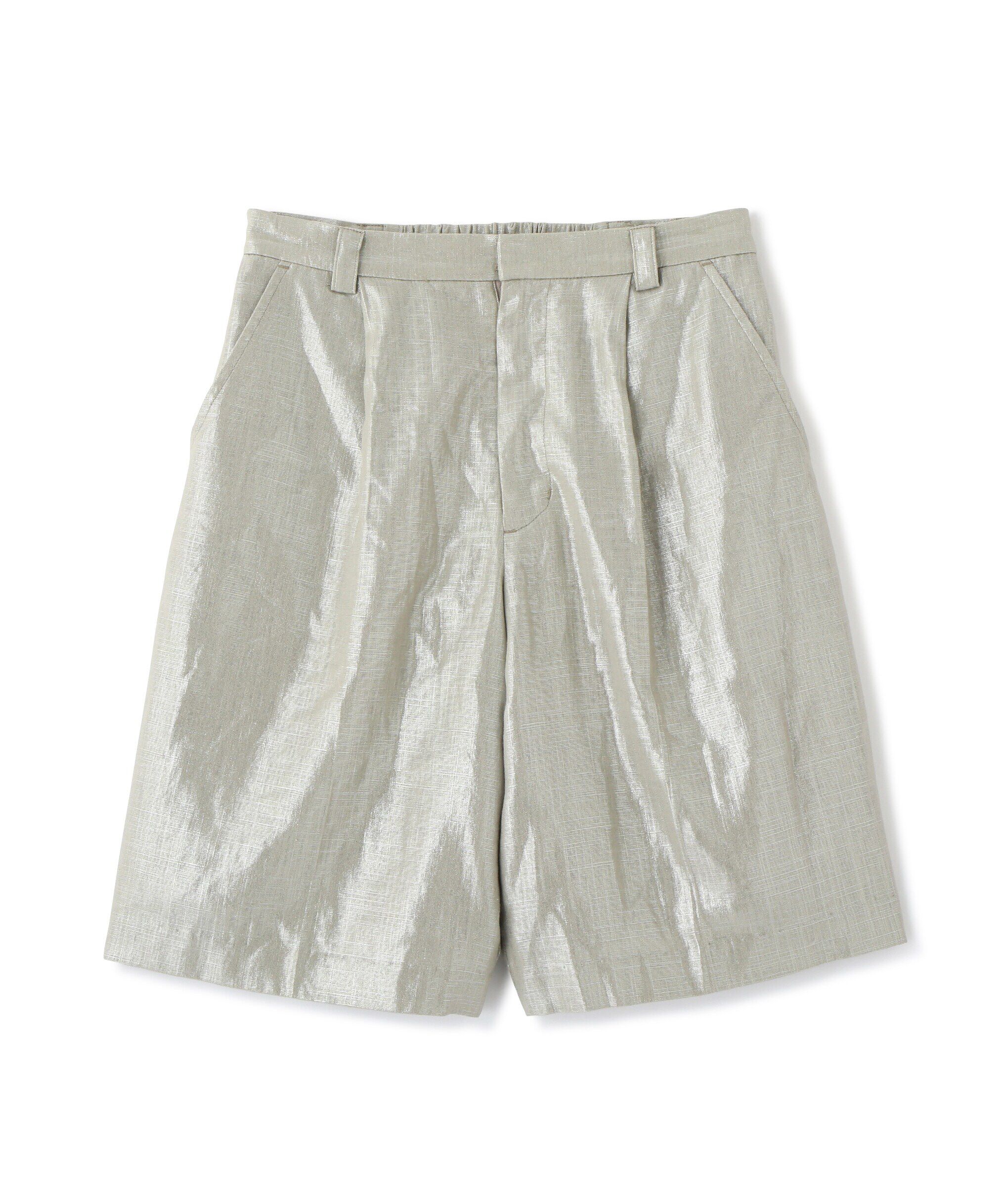  「麻混箔プリントハーフパンツ」|その他|