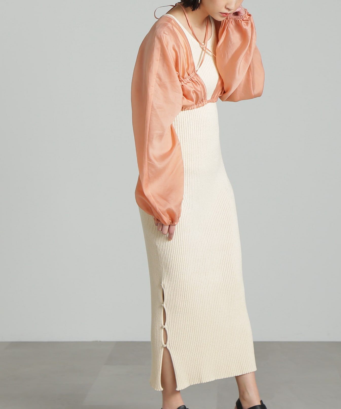  「[WEB･一部店舗限定]<ｺﾚｸｼｮﾝ>ﾐﾆﾌﾞｰｸﾚﾆｯﾄﾜﾝﾋﾟｰｽ」|ワンピース|