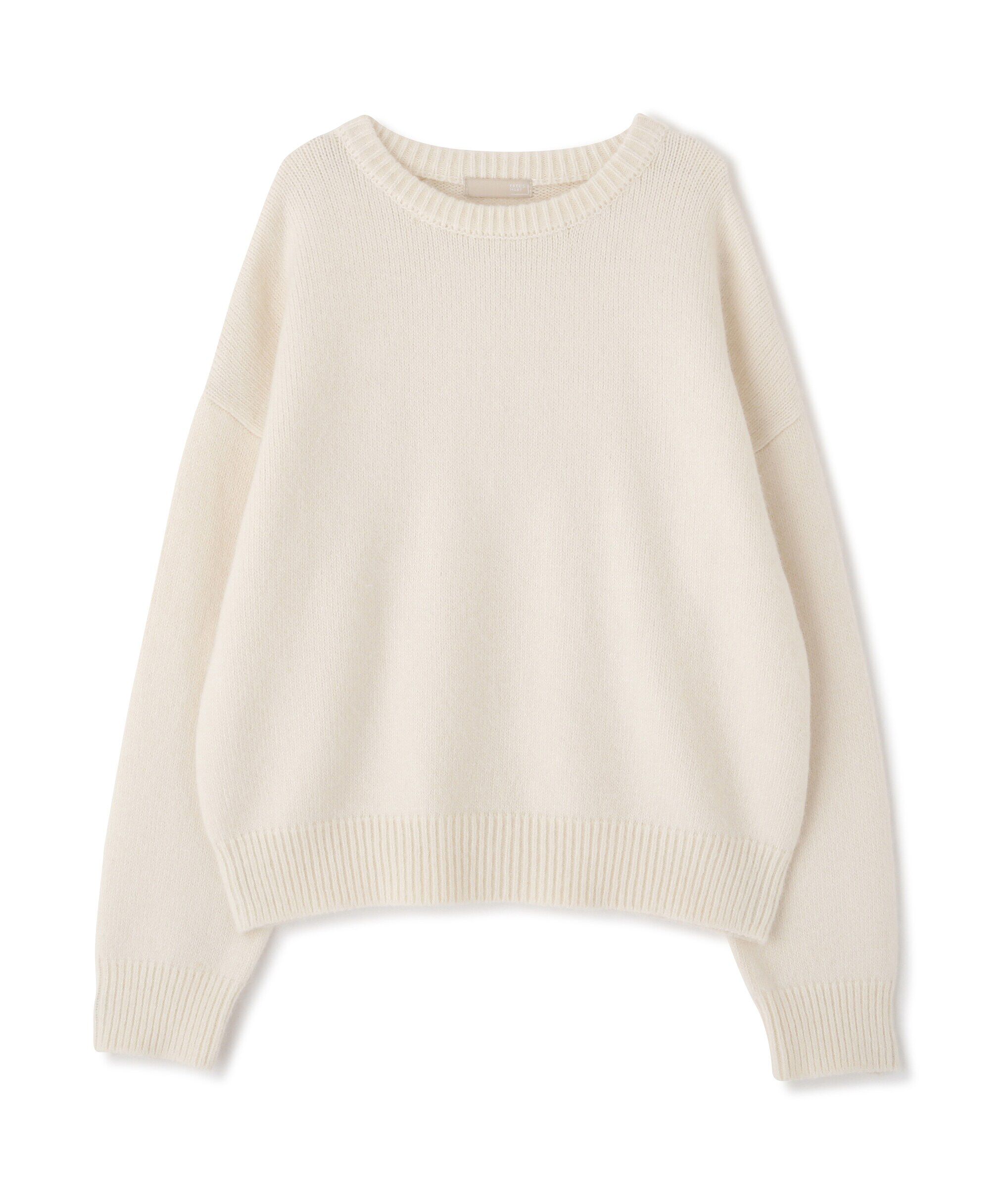  「オーバーサイズチュニック丈ニット」|ニット・セーター|