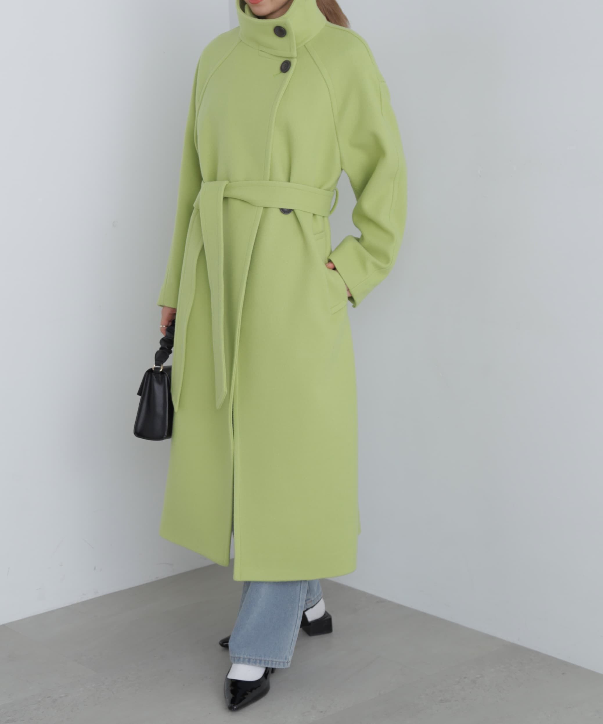  「スタンドカラーロングコート」|その他|