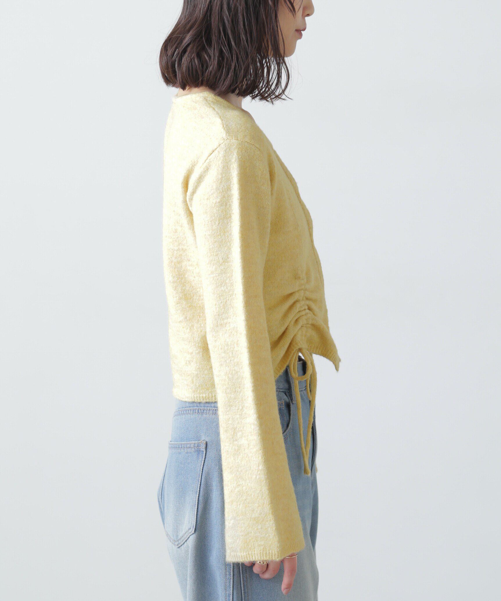  「ドロストクルーネックニット」|ニット・セーター|