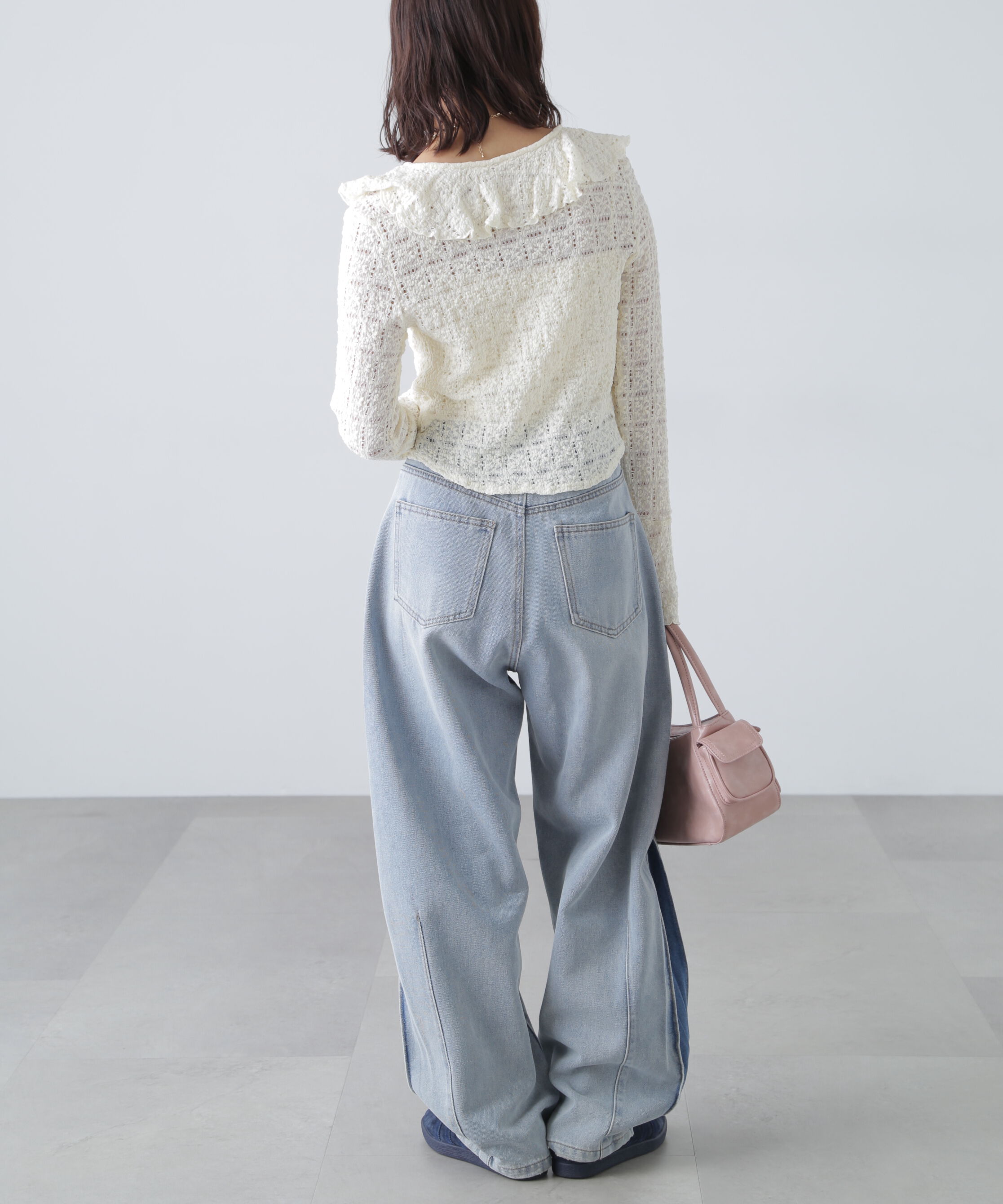  「[低身長サイズ/Sシリーズ]サイドタックカーブデニムパンツ」|その他|