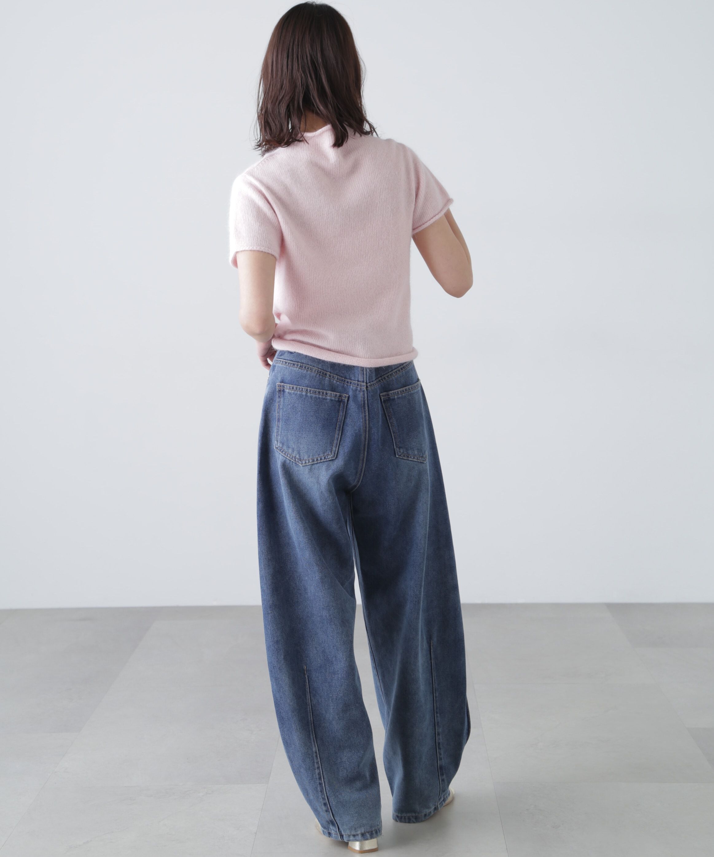  「[低身長サイズ/Sシリーズ]サイドタックカーブデニムパンツ」|その他|