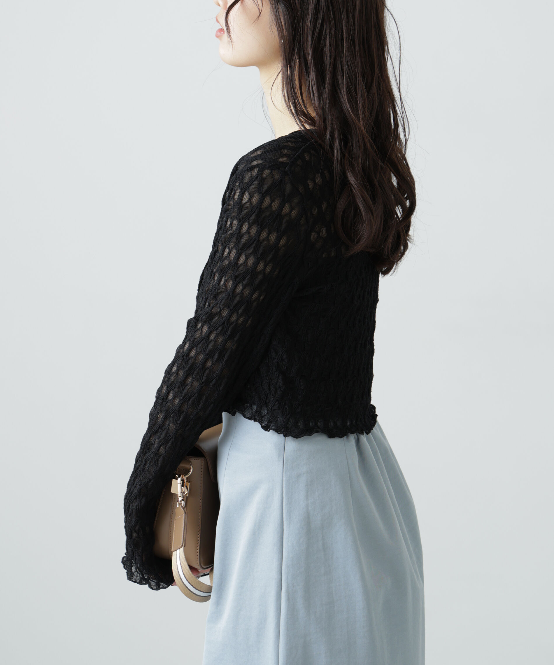  「シアーチュールカーディガン」|Tシャツ・カットソー|