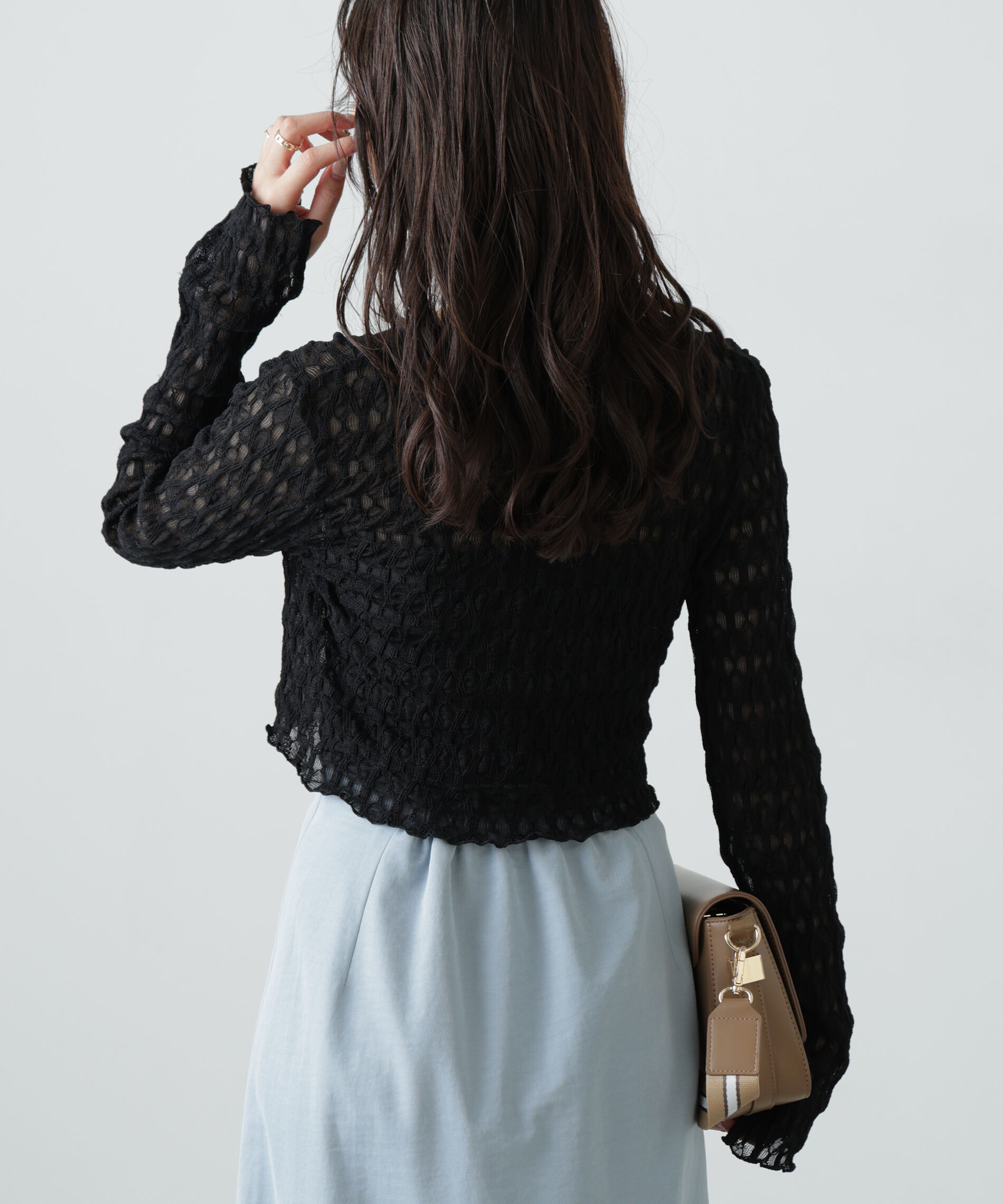  「シアーチュールカーディガン」|Tシャツ・カットソー|