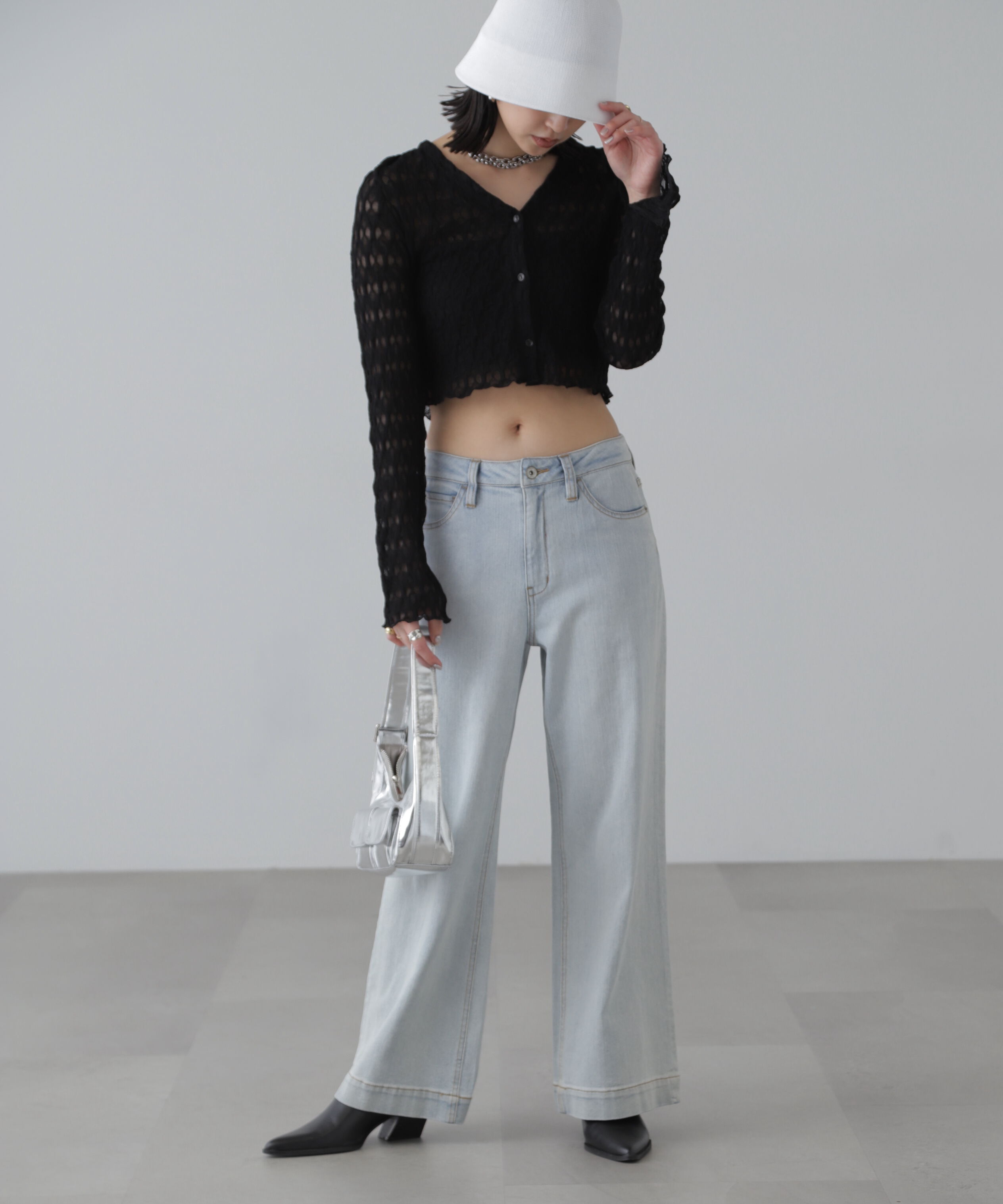  「シアーチュールカーディガン」|Tシャツ・カットソー|