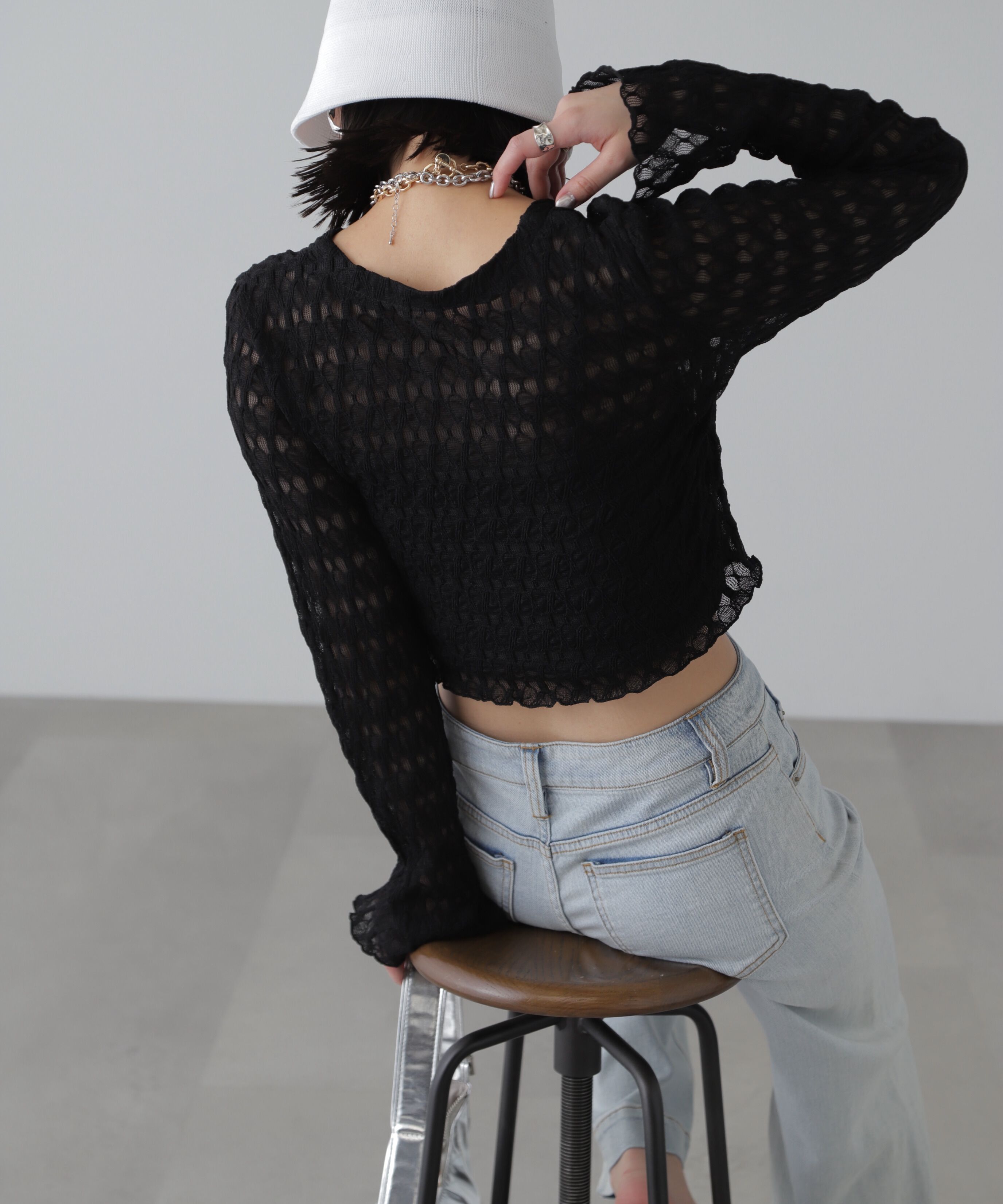  「シアーチュールカーディガン」|Tシャツ・カットソー|