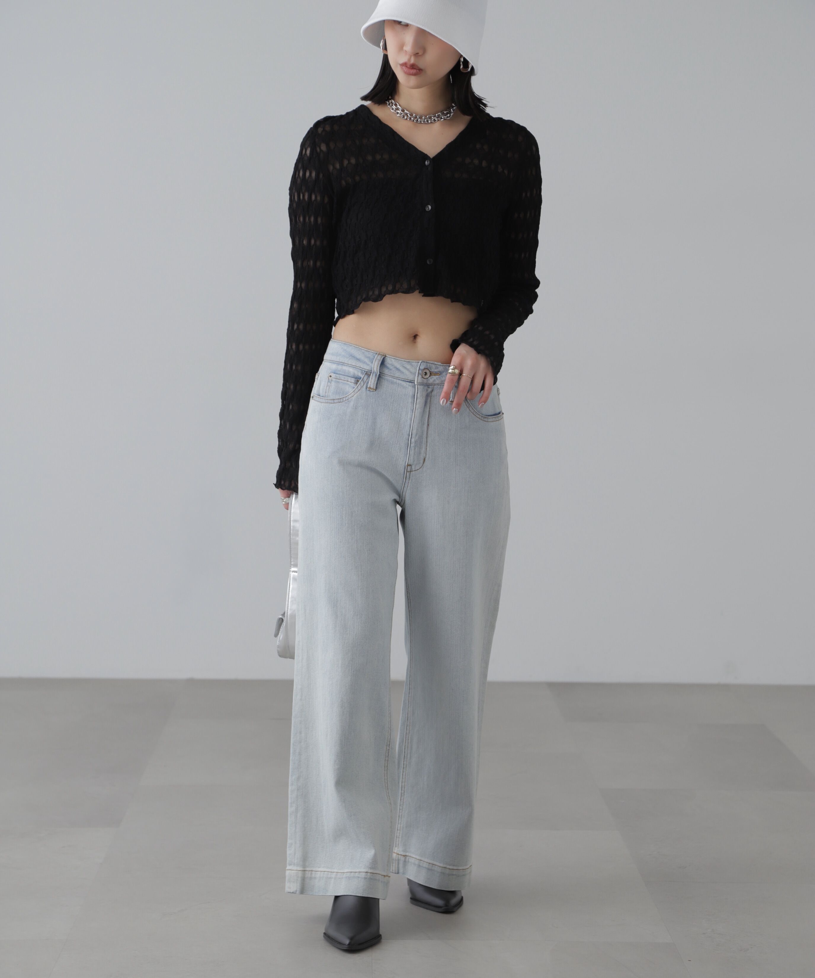  「シアーチュールカーディガン」|Tシャツ・カットソー|