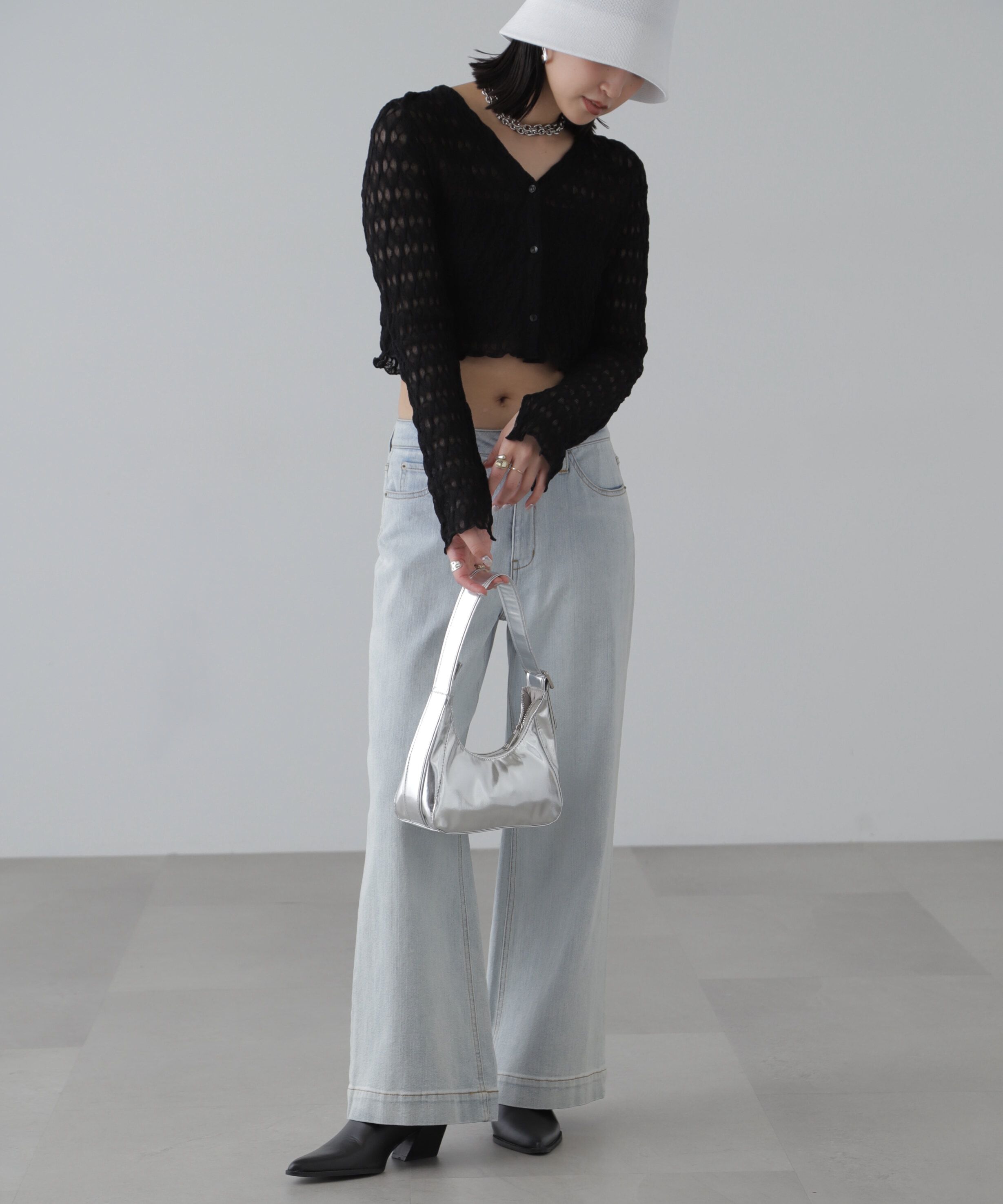  「シアーチュールカーディガン」|Tシャツ・カットソー|