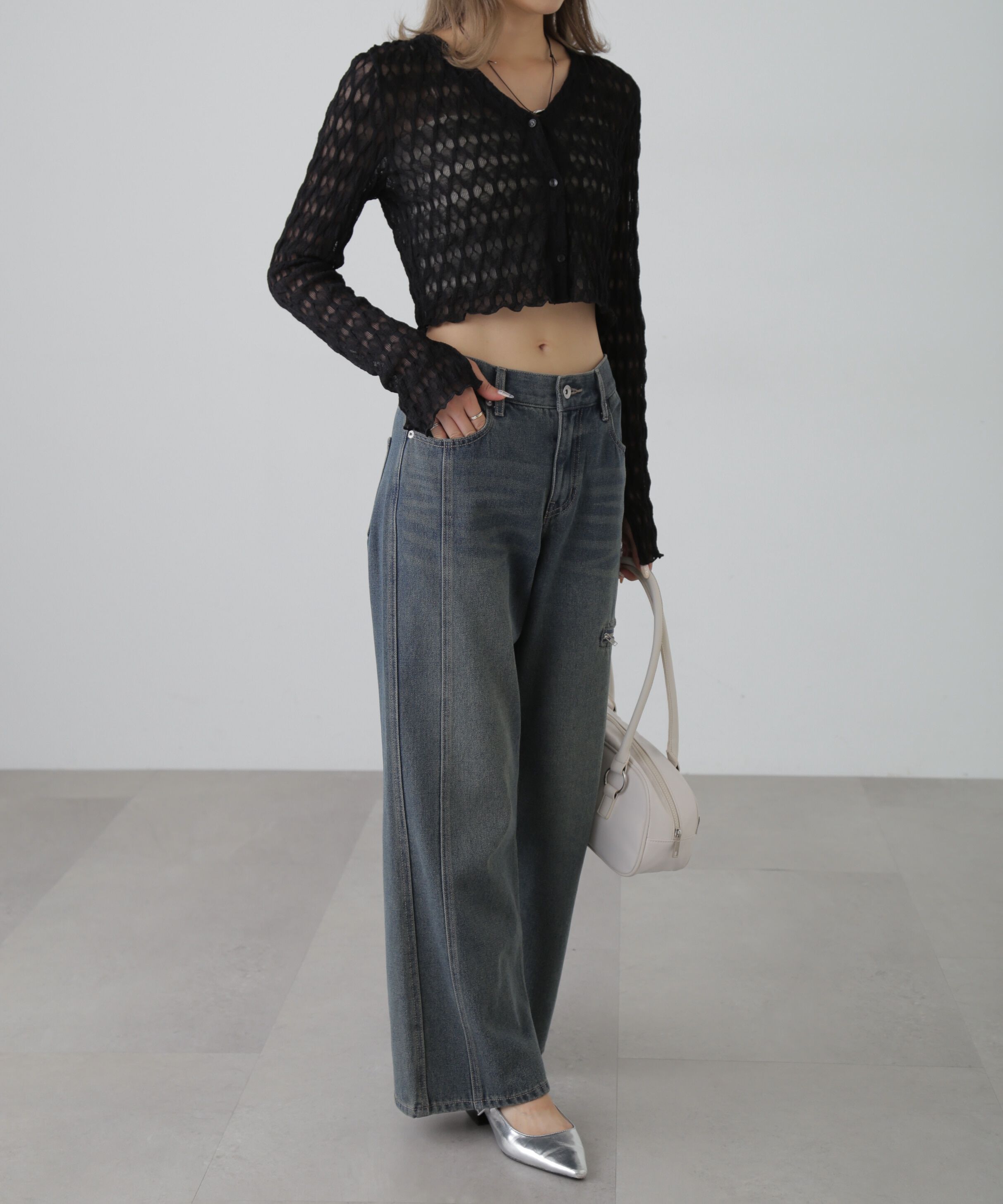  「シアーチュールカーディガン」|Tシャツ・カットソー|