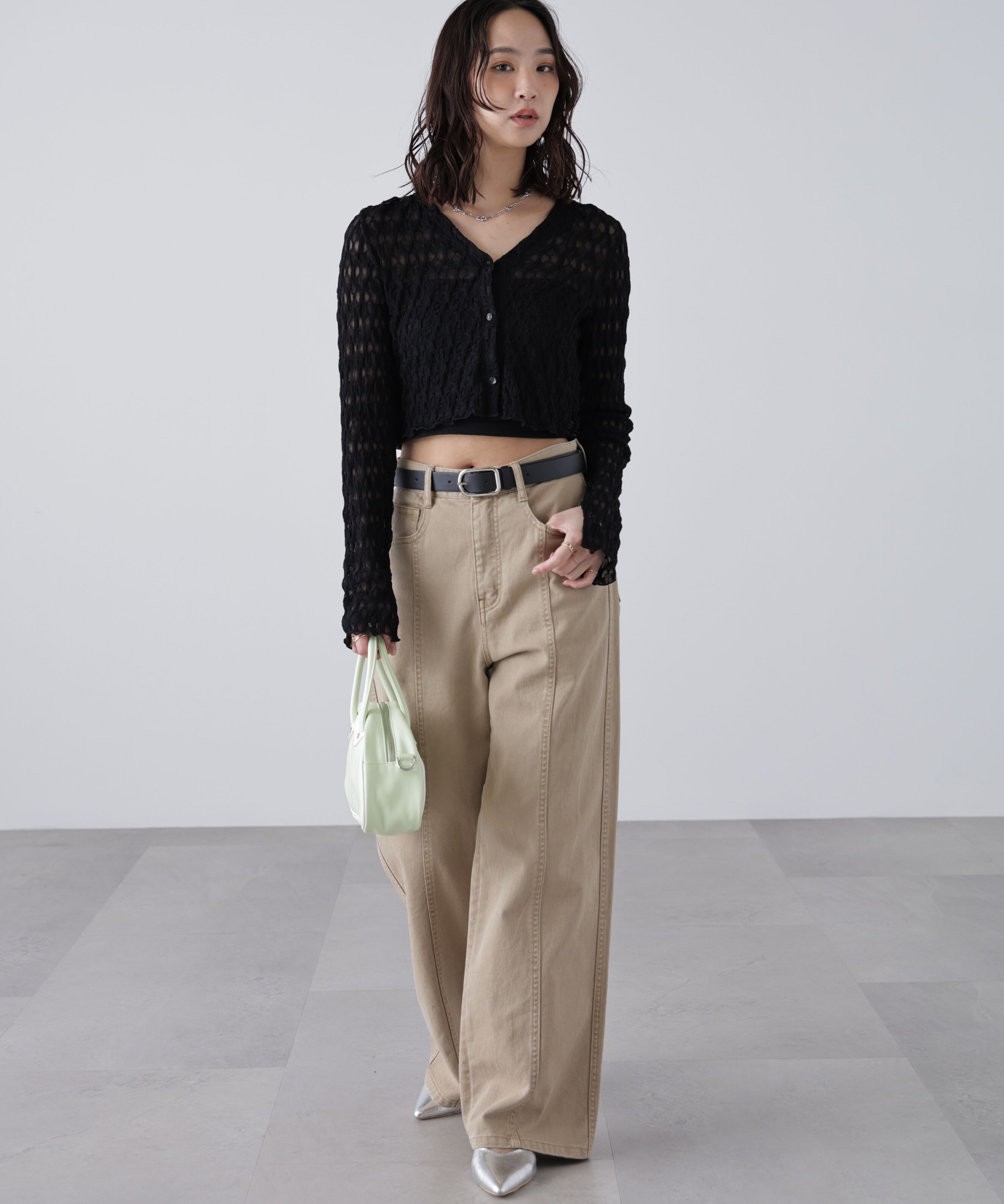  「シアーチュールカーディガン」|Tシャツ・カットソー|