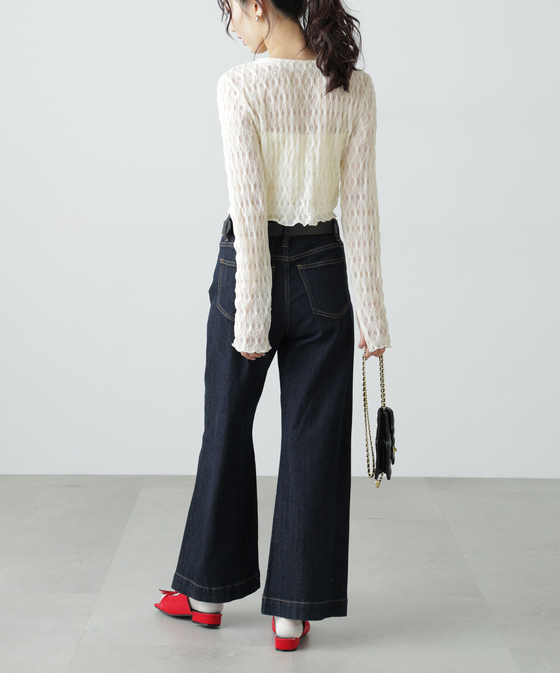  「シアーチュールカーディガン」|Tシャツ・カットソー|