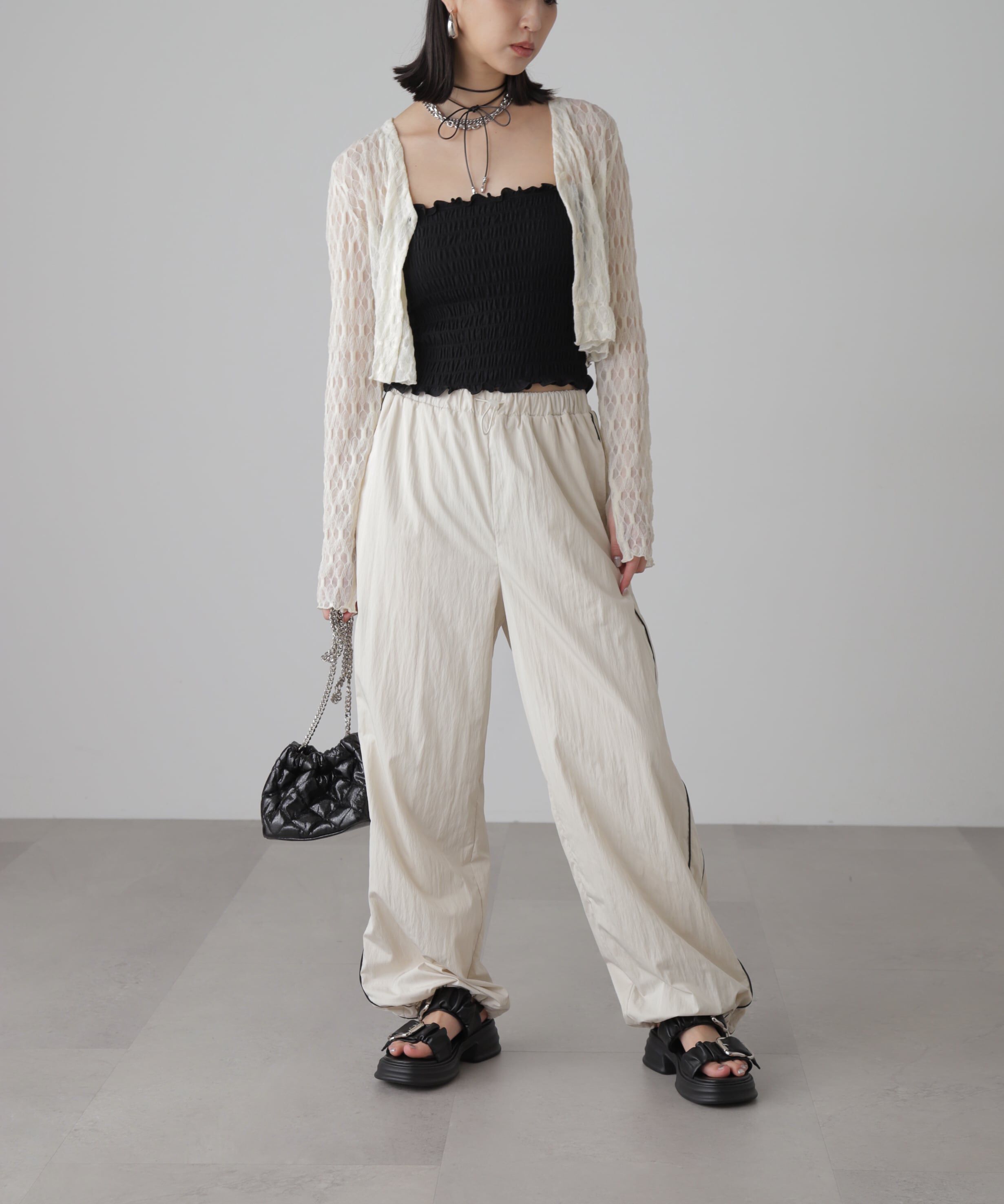  「シアーチュールカーディガン」|Tシャツ・カットソー|