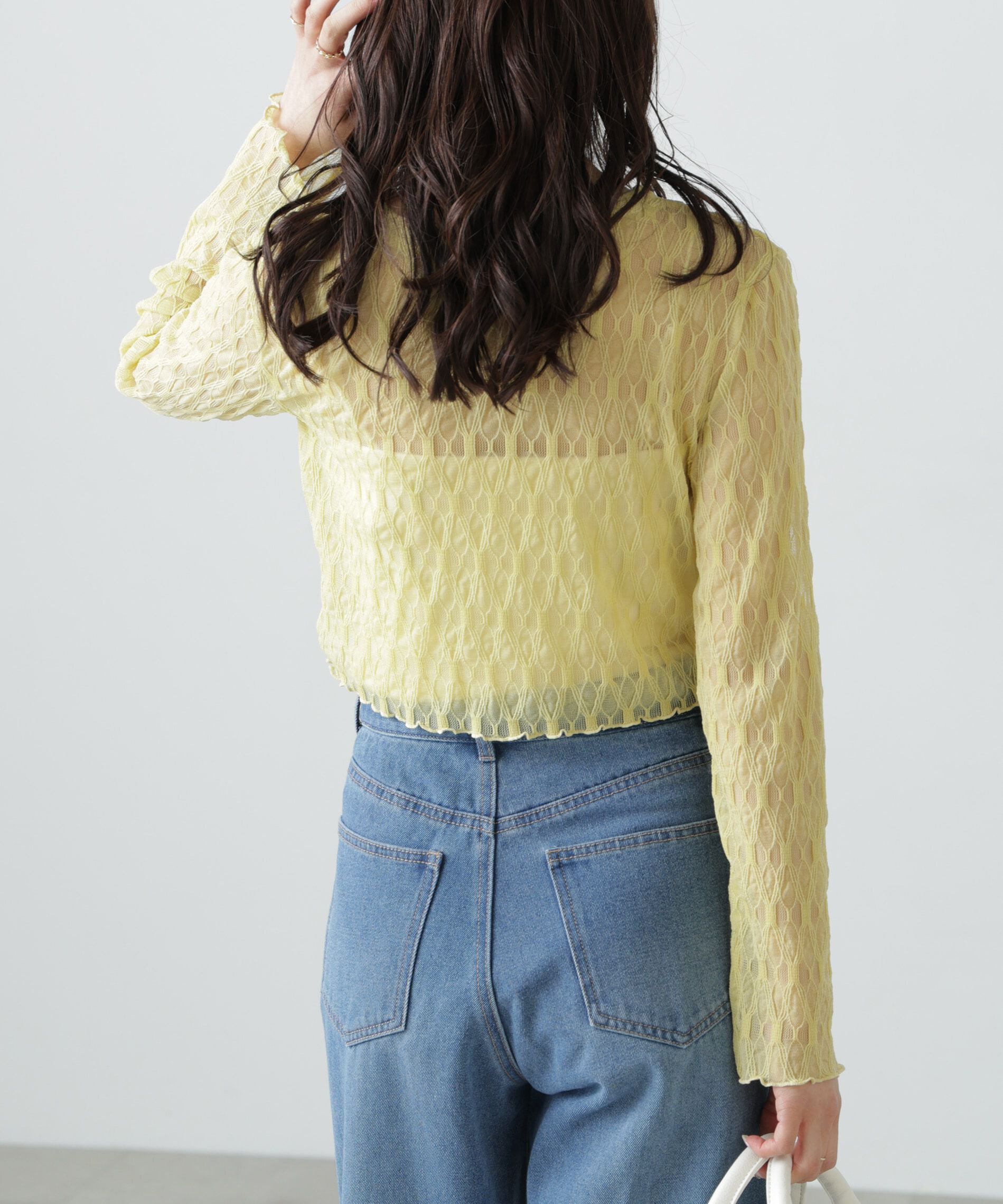  「シアーチュールカーディガン」|Tシャツ・カットソー|