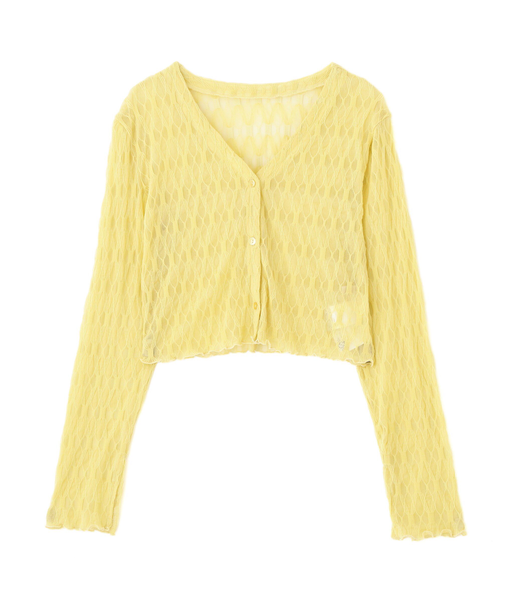  「シアーチュールカーディガン」|Tシャツ・カットソー|